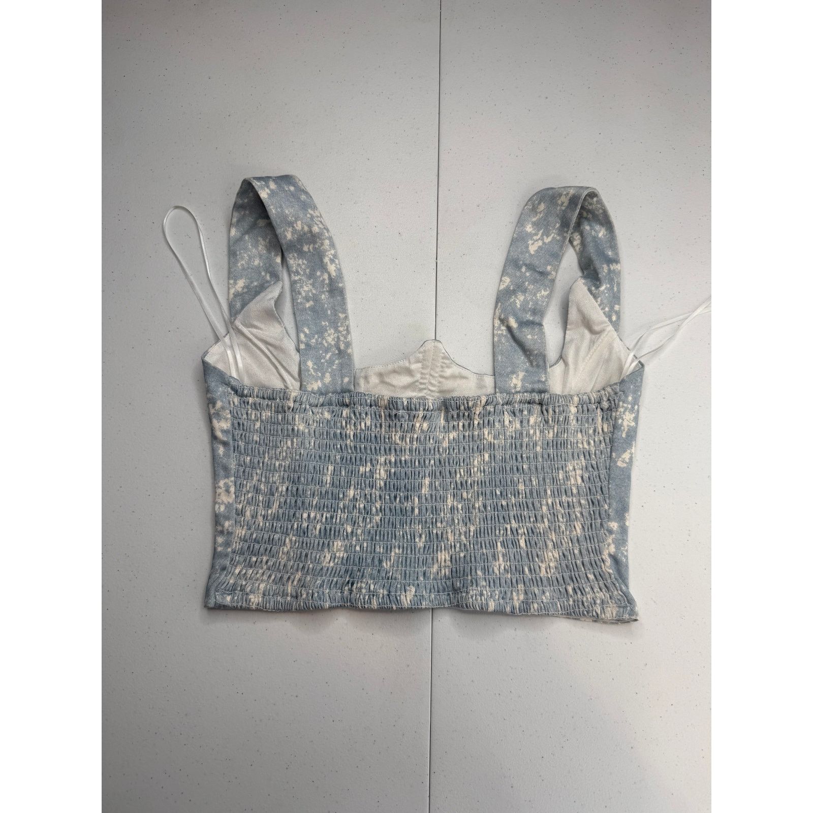 superdown Superdown Women's Bustier Top Sweetheart Neckline Tie-Dye Size S / US 4 / IT 40 - 2 Thumbnail