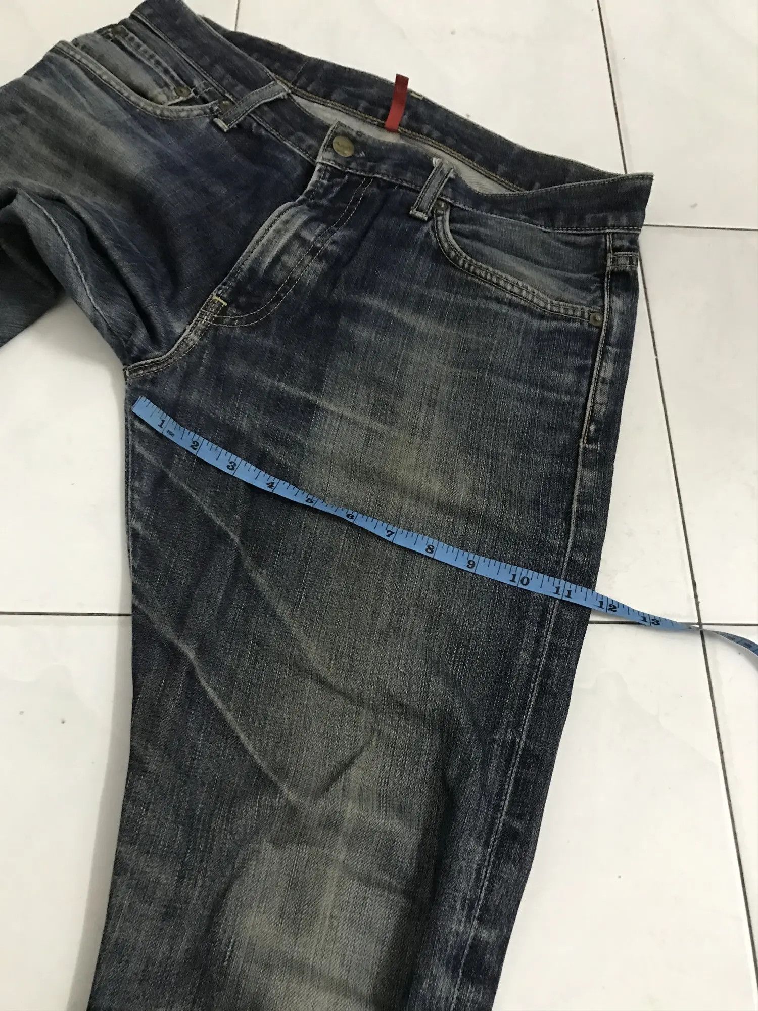 Uniqlo UNIQLO UJ indigo Distressed Denim Size US 32 / EU 48 - 10 Thumbnail