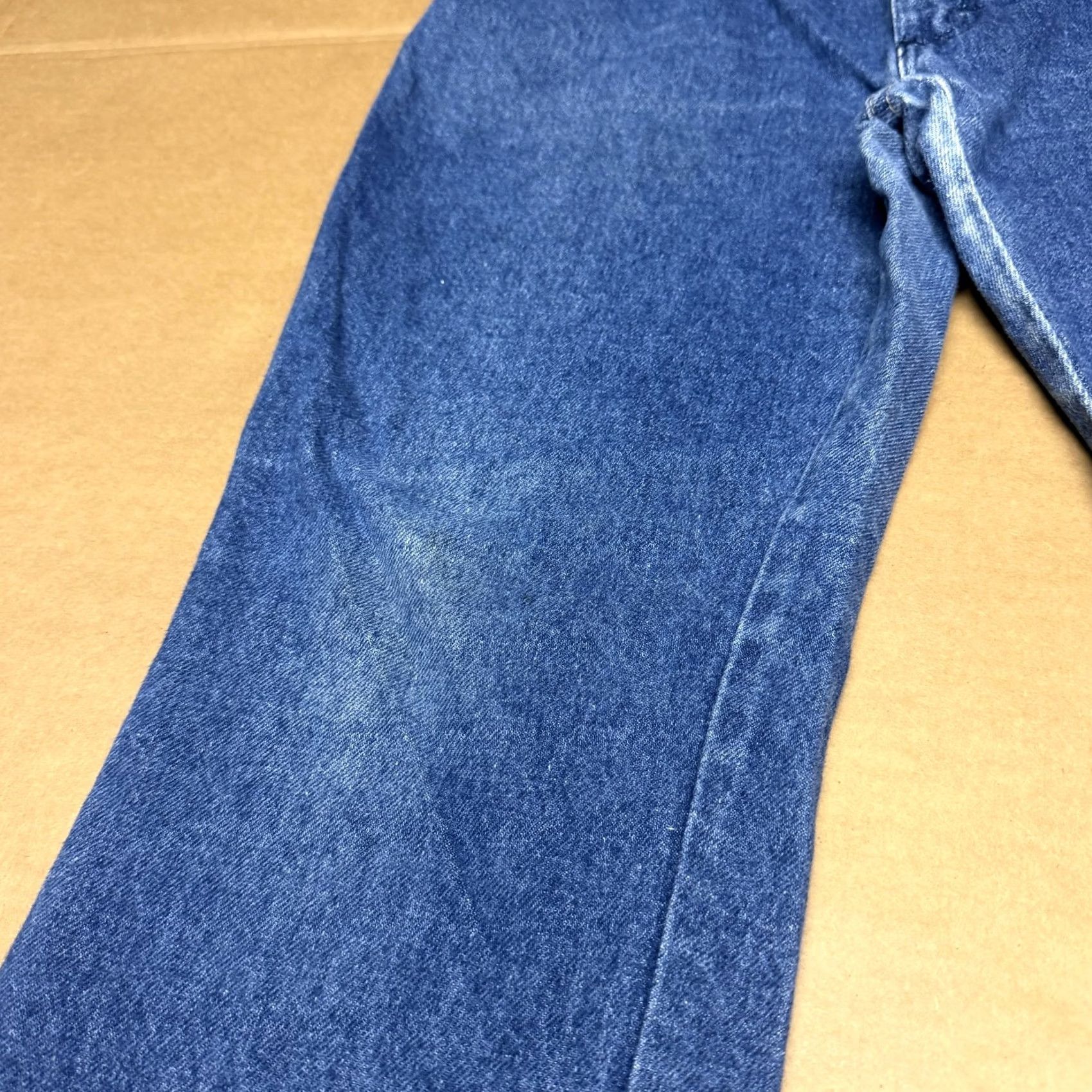 Denime Rustler Jeans Mens 38x30 Blue Regular Fit Straight Leg Denim USA Made Size US 38 / EU 54 - 6 Thumbnail