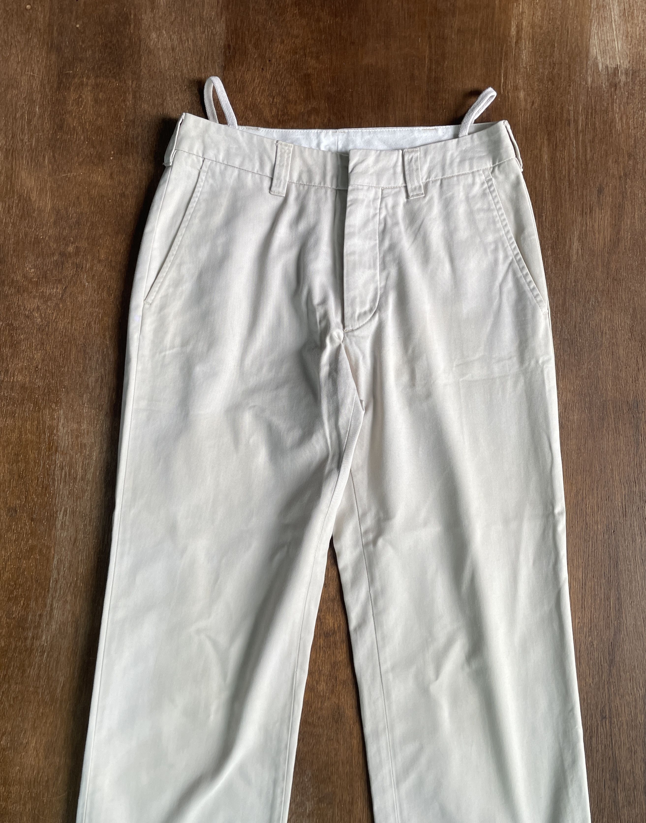 Helmut Lang HELMUT LANG Classic White Pants Size US 27 - 2 Thumbnail