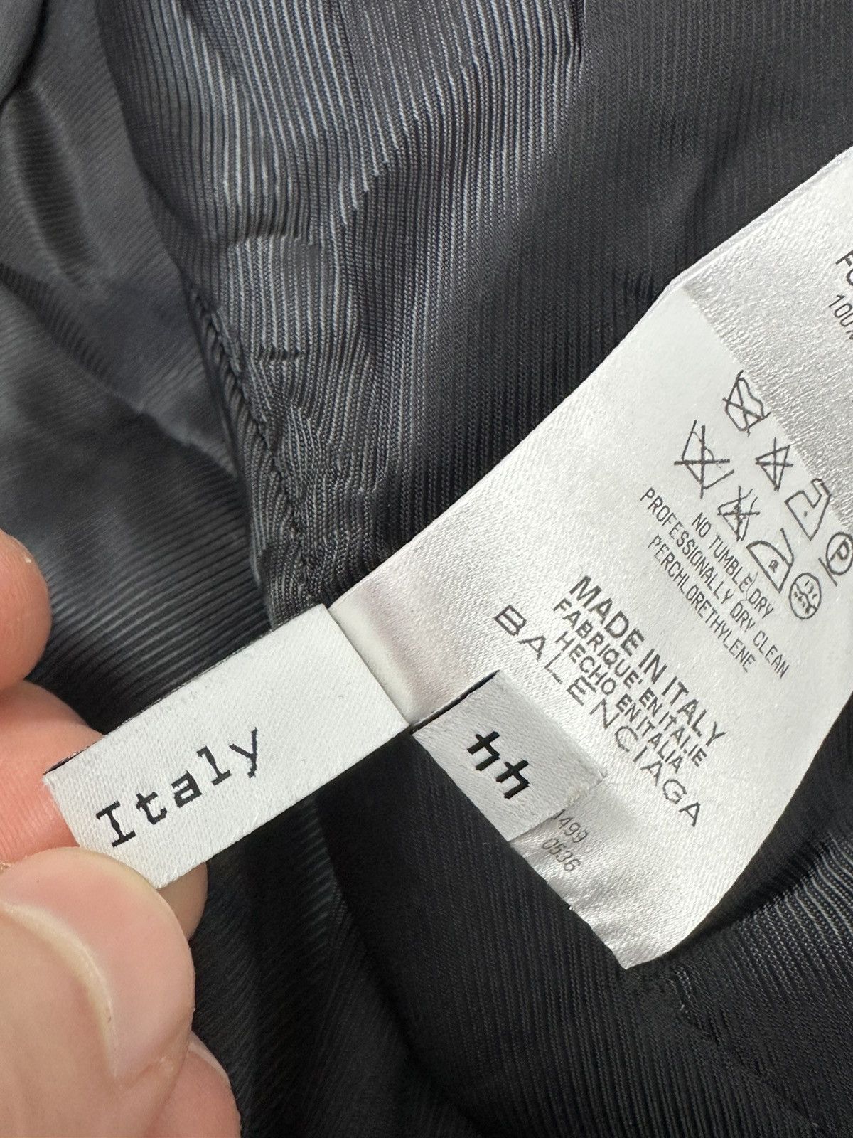 Balenciaga Balenciaga Black Wool Double Breasted Jacket 2007 Brass Size US L / EU 52-54 / 3 - 14 Thumbnail