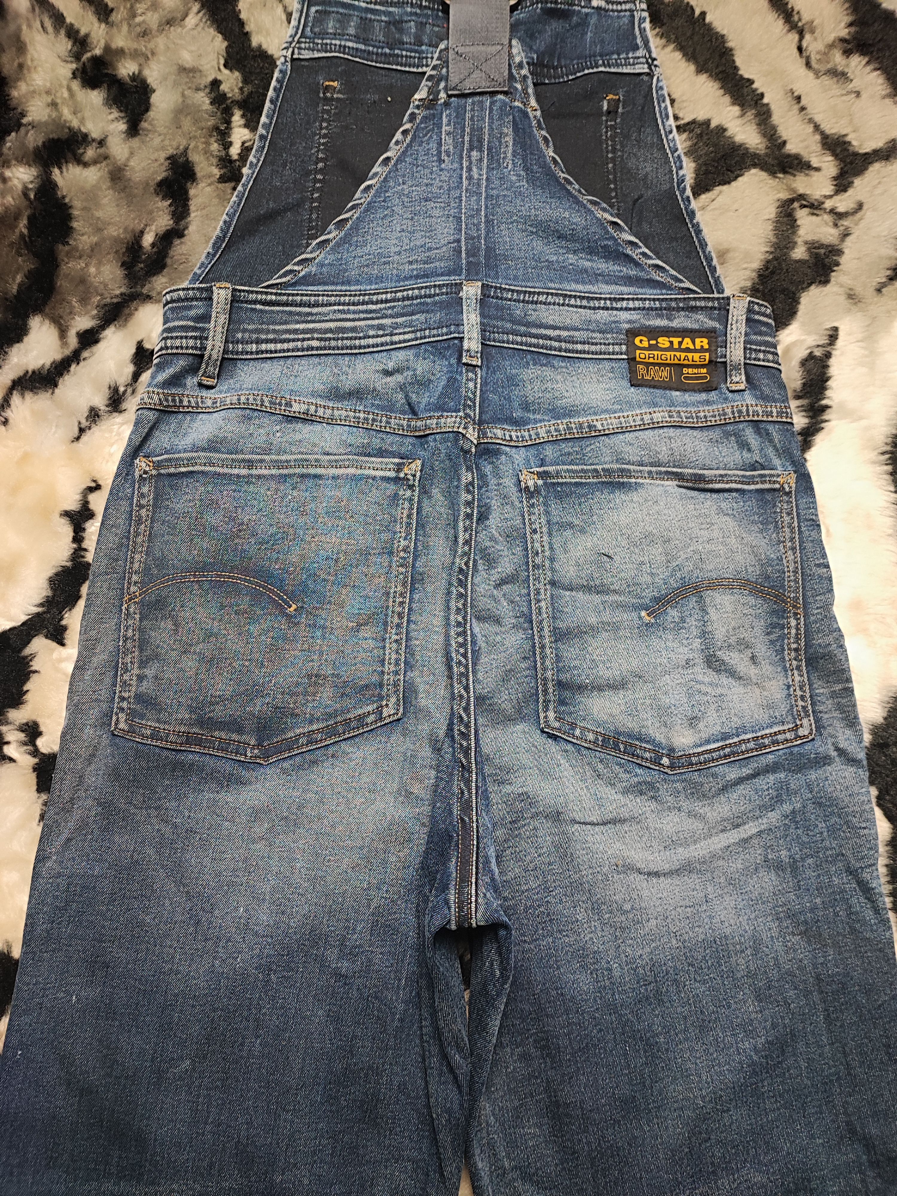 G-Star × Japanese Brand Jumpsuit Gstar Raw Denim Size US 31 - 17 Thumbnail