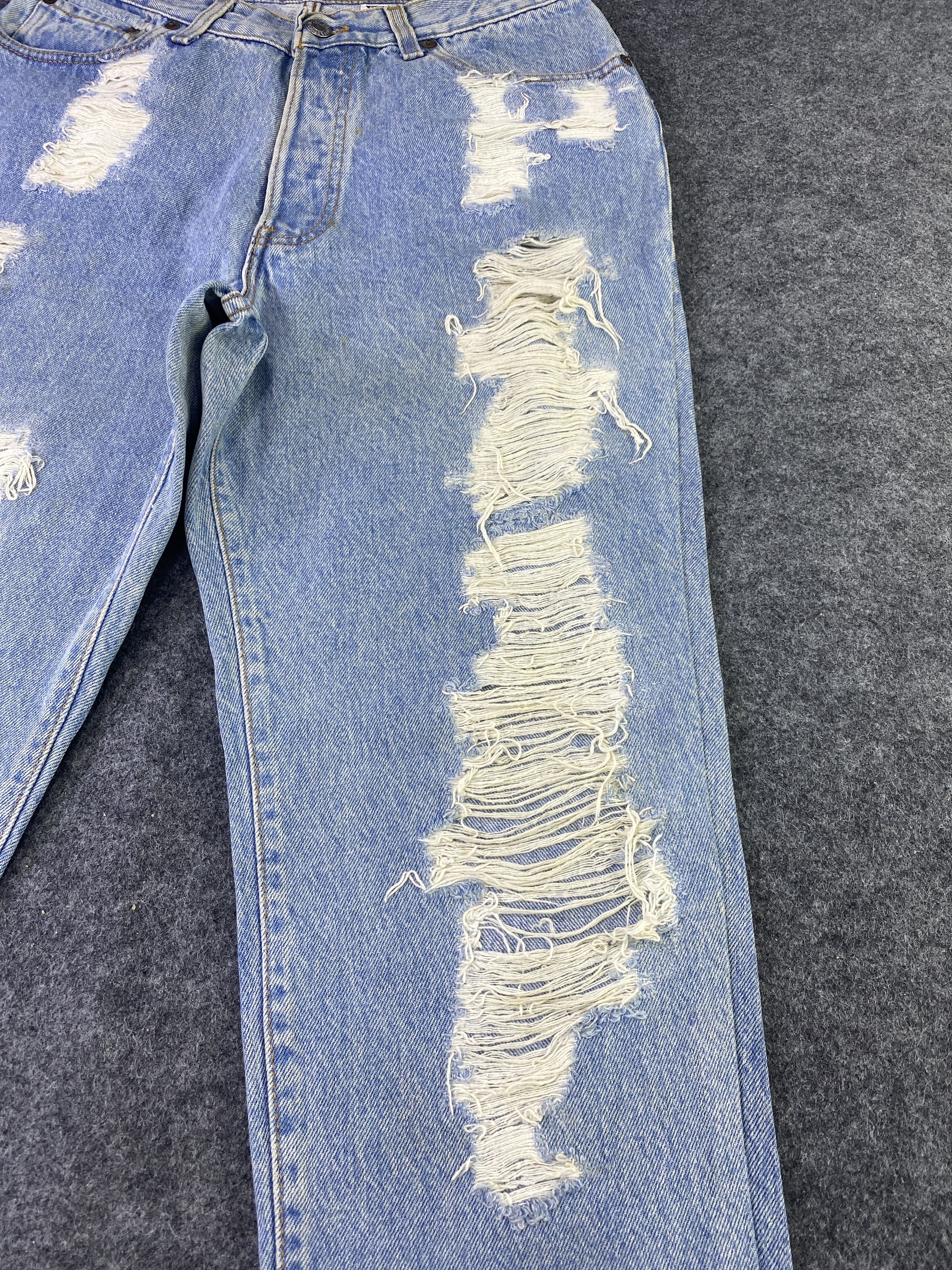 Levi's Vintage Levi's Distress Jeans - J914 Size 29" - 16 Thumbnail