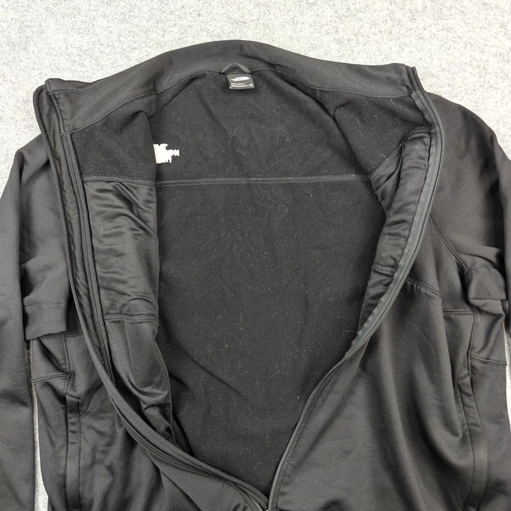 The North Face The North Face Jacket Mens 2XL Black Softshell Fleece Lined Full Zip Hiking Size US XXL / EU 58 / 5 - 3 Thumbnail