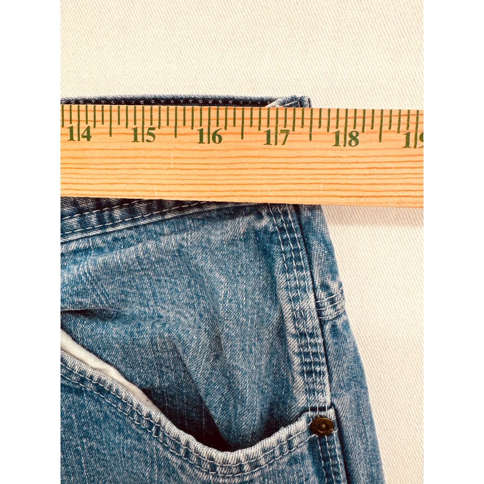 Carhartt Carhartt Jeans 36x30 5-Pocket 100% Cotton Blue Relaxed Fit Straight Denim Men’s Jeans Size US 36 / EU 52 - 6 Thumbnail