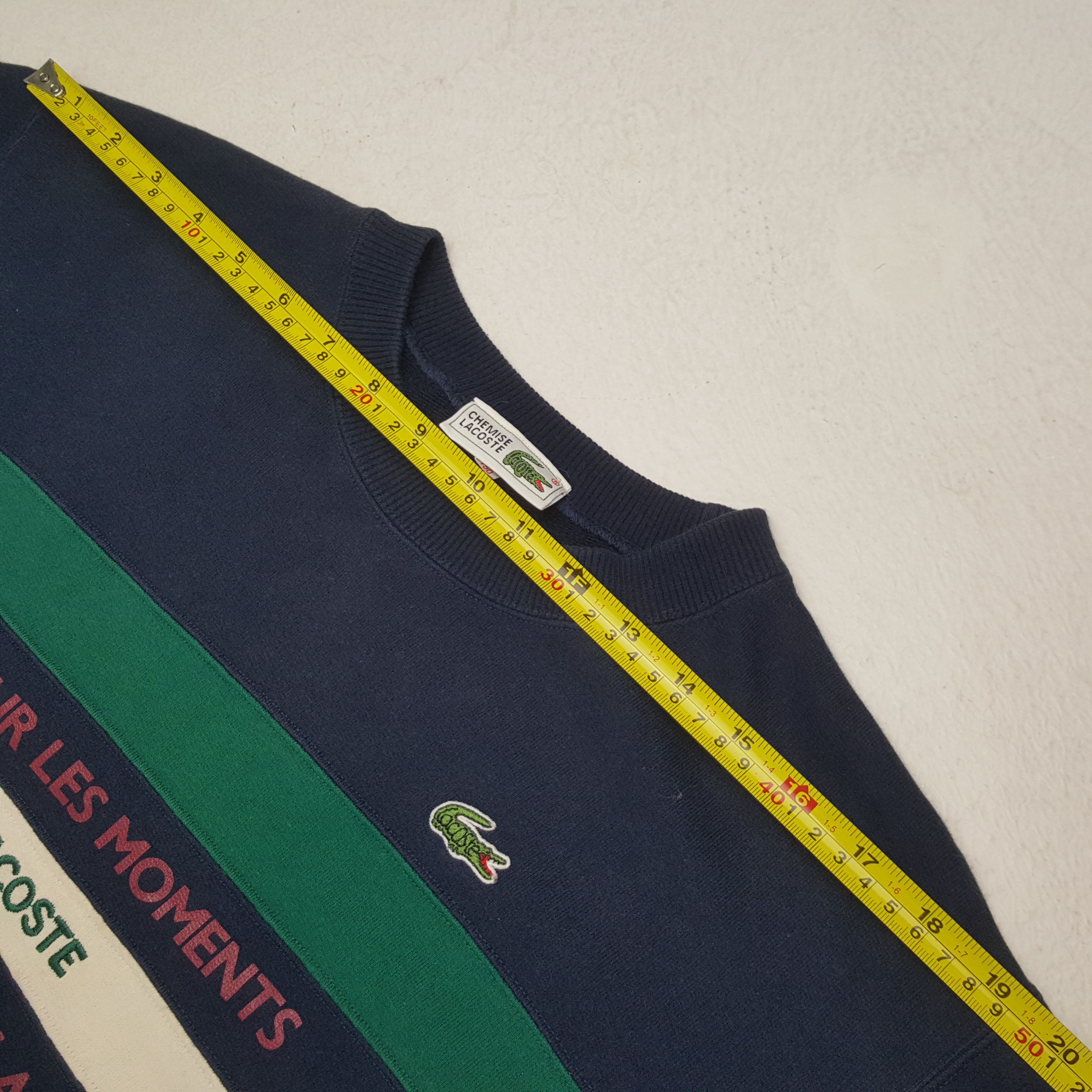 Lacoste Vintage Lacoste Sportswear Tennis Style Sweatshirt RR9 Size US S / EU 44-46 / 1 - 5 Thumbnail