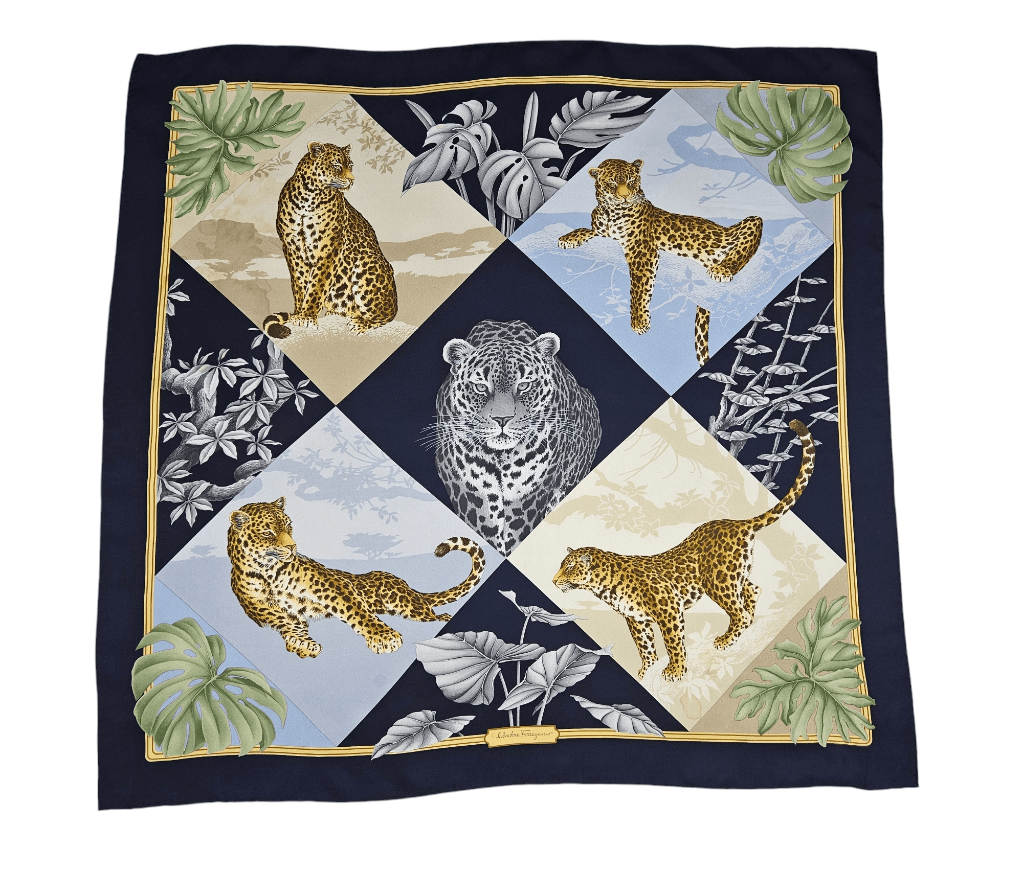 Other Salvatore Ferragamo Leopard silk scarf Size ONE SIZE - 1 Thumbnail