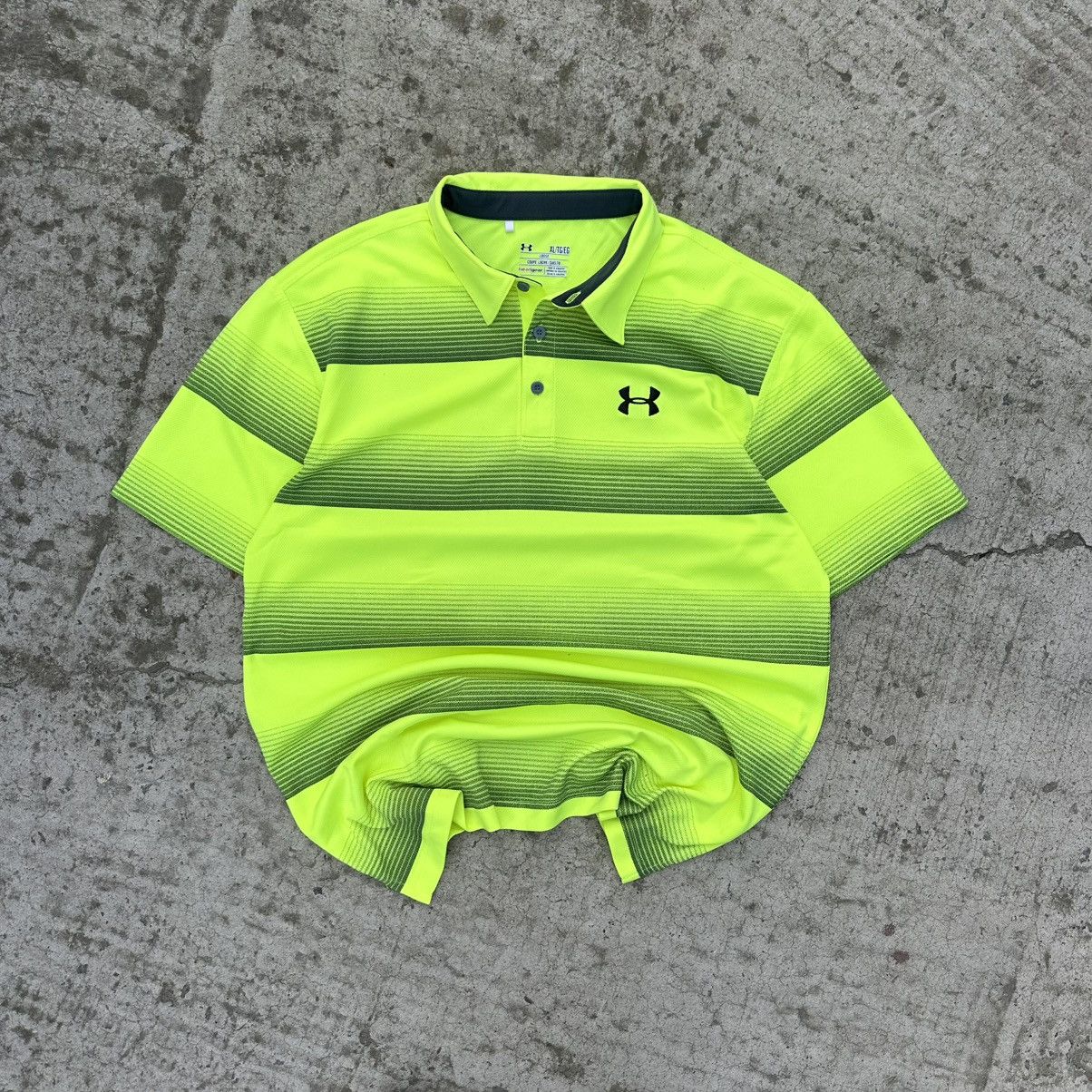 Under Armour Vintage Polo Under Armour Size L Sport-wear Y2K 00s USA Size US L / EU 52-54 / 3 - 1 Thumbnail