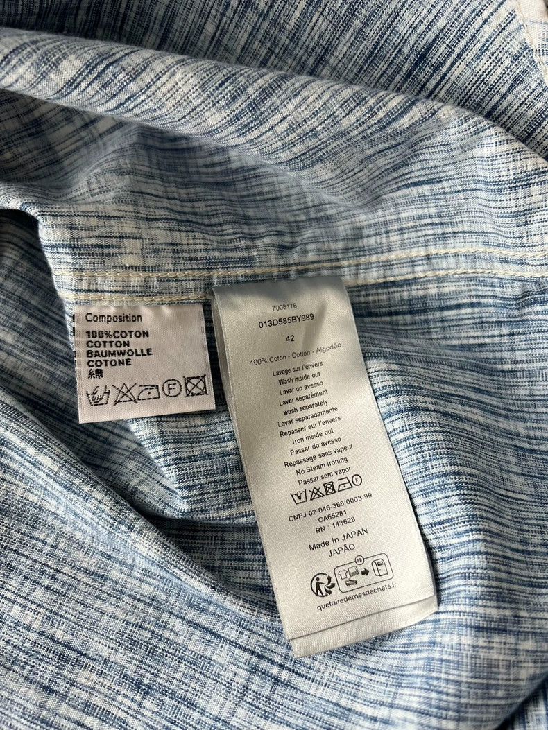 Dior Dior Light blue logo jacquad full printed cotton lapel sin Size US XS / EU 42 / 0 - 5 Thumbnail