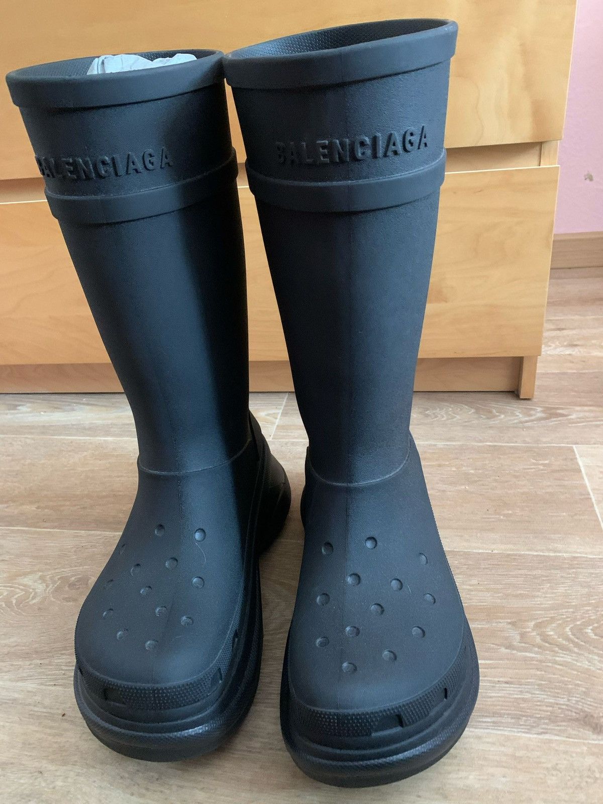 Balenciaga *Brandnew* Balenciaga Black Croc Boots Sz.45 Size US 12 / EU 45 - 9 Thumbnail