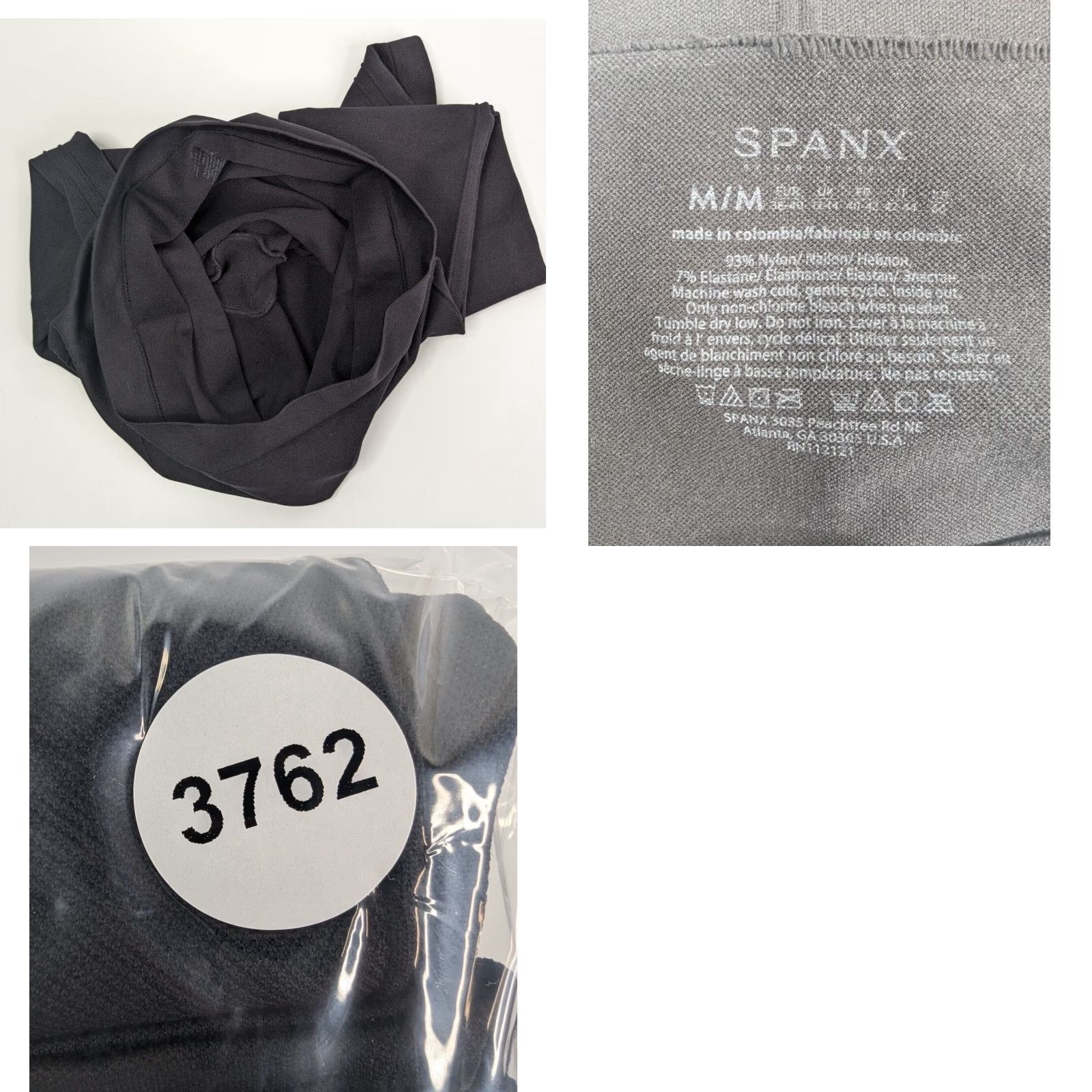 Spanx Spanx Leggings Slimming High Rise Black Nylon Blend Size M Women's Size 32" / US 10 / IT 46 - 8 Thumbnail
