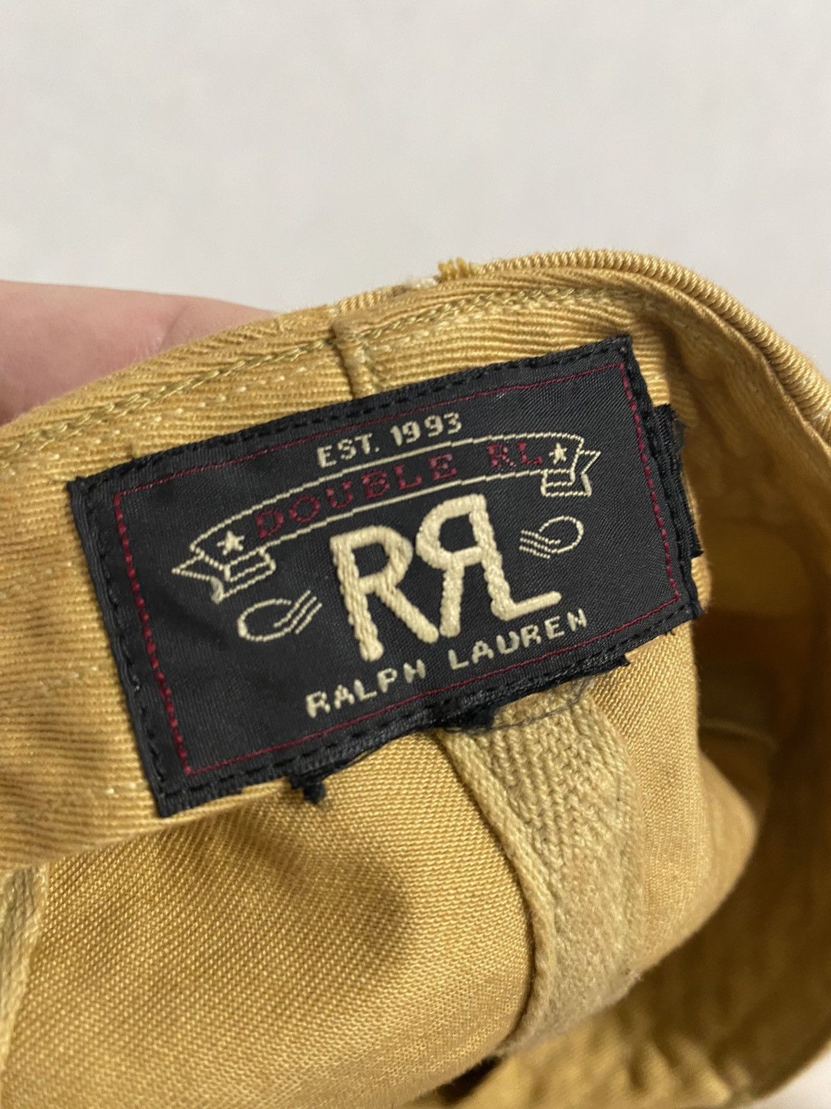 RRL Ralph Lauren Vintage Polo RRL 2007 Engineer Military Faded Cap Size ONE SIZE - 5 Thumbnail