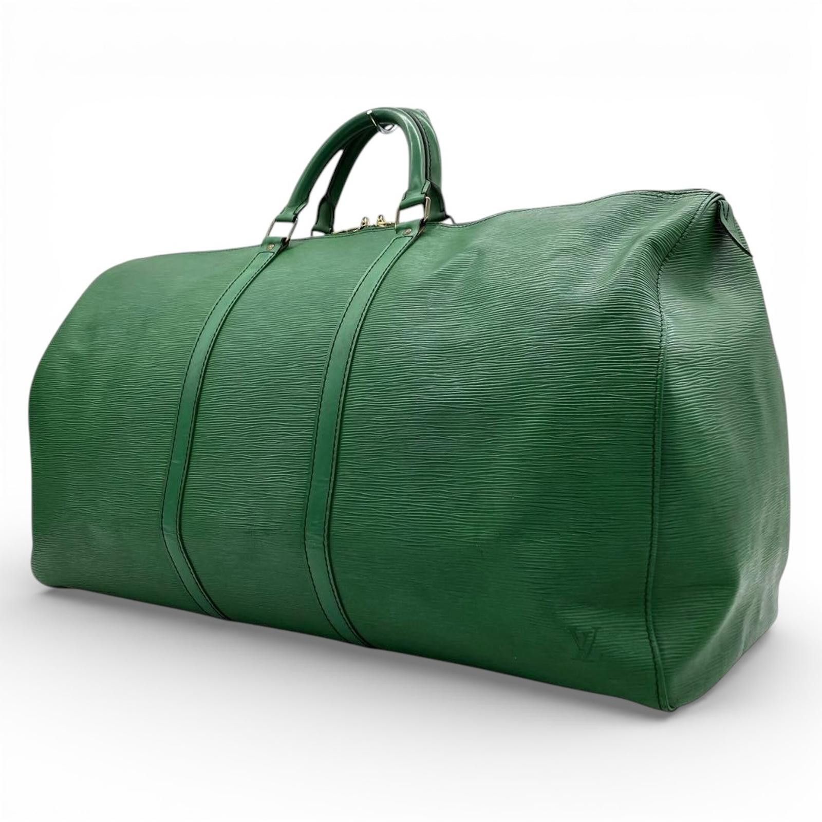 Louis Vuitton Louis Vuitton - Green Keepall 60 Travel Bag Size ONE SIZE - 1 Thumbnail