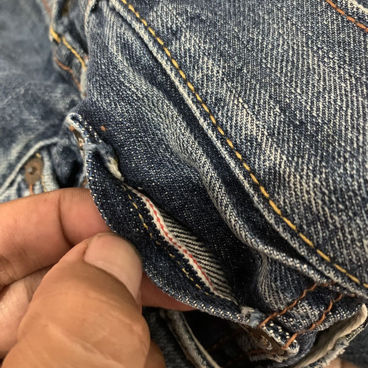Evisu Rare Vintage Evisu Purple Daicock Selvedge Jorts Pants Size US 32 / EU 48 - 10 Thumbnail