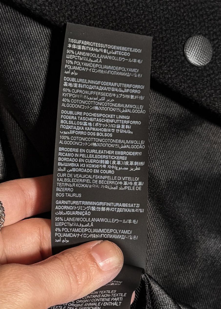 Saint Laurent Paris Saint Laurent Signature Logo Back Teddy Bomber Jacket Size US L / EU 52-54 / 3 - 11 Thumbnail