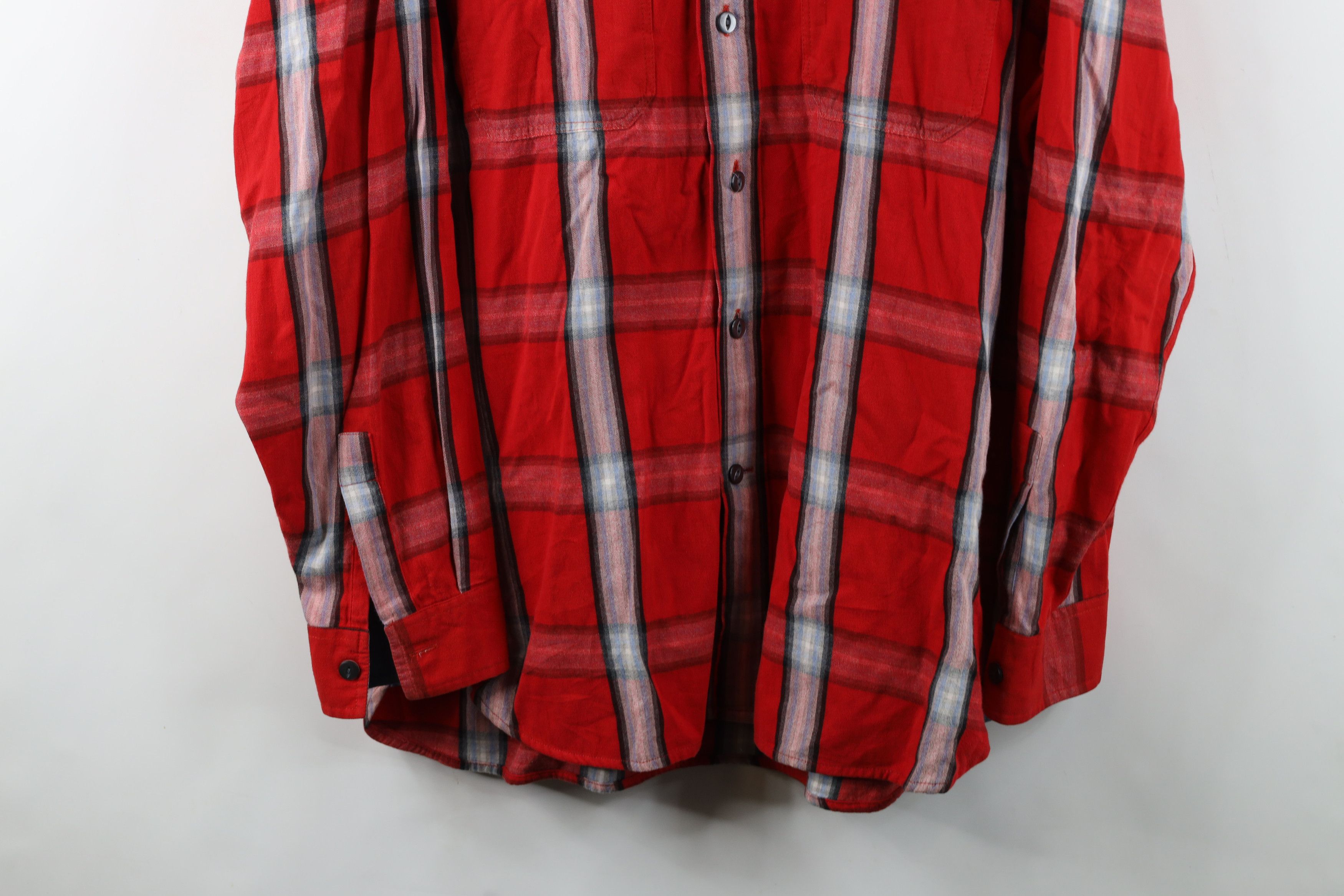 Tommy Hilfiger Vintage 90s Y2K Tommy Hilfiger Baggy Flannel Button Shirt Size US M / EU 48-50 / 2 - 3 Thumbnail