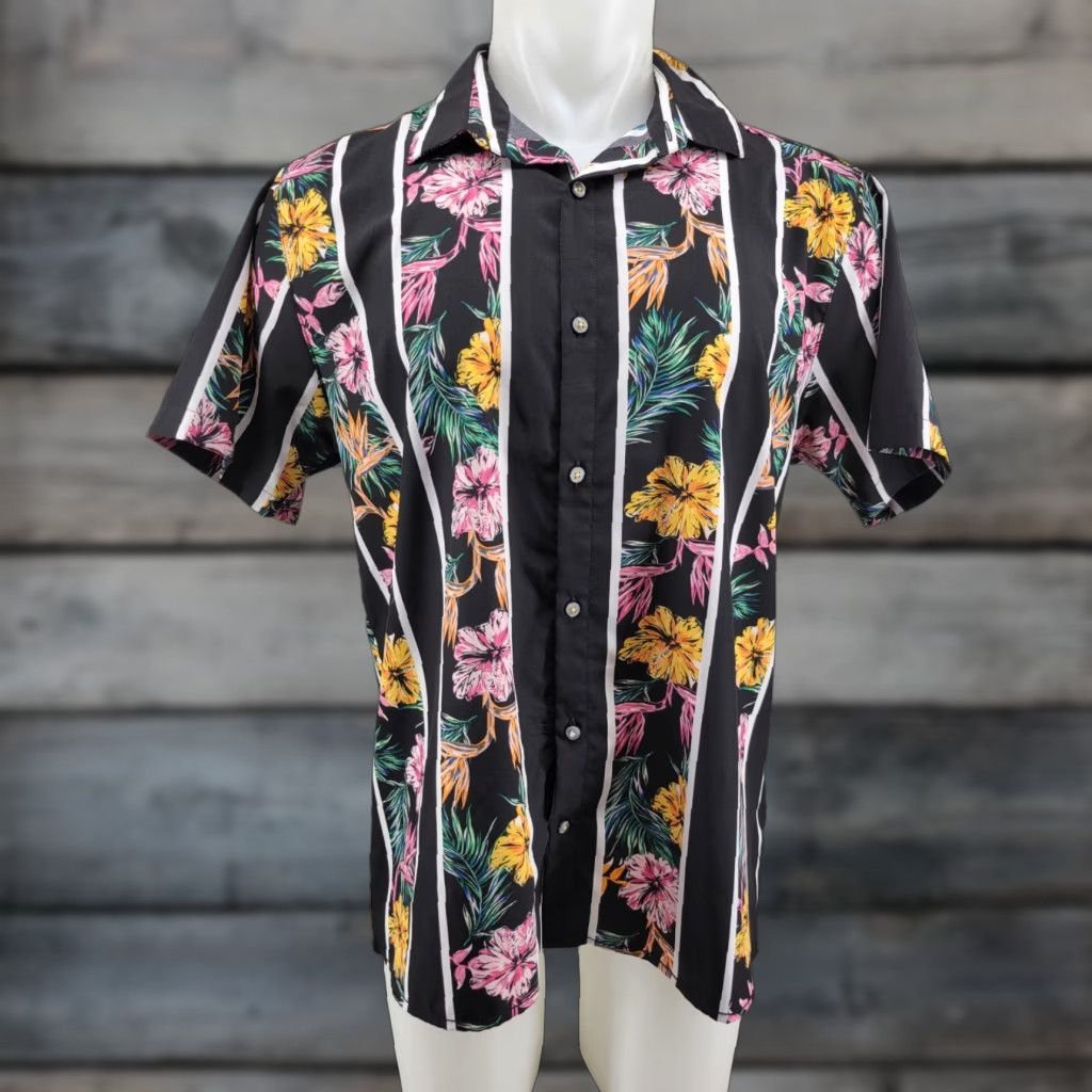 Prince Fresh Prince Of Bel Air Barque Hawaii Aloha Shirt Button-Down Men L Multicolor Size US L / EU 52-54 / 3 - 1 Thumbnail