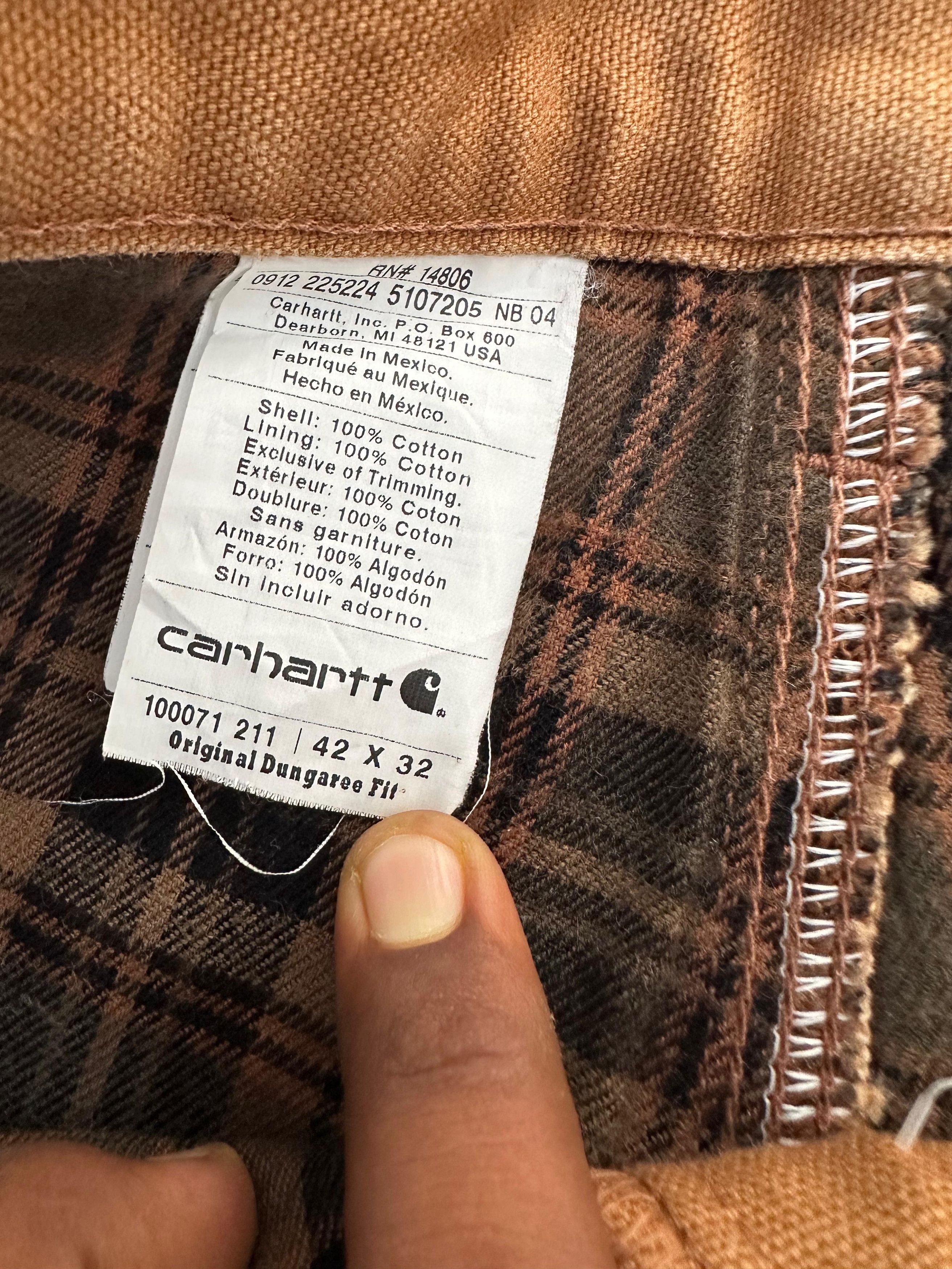 Carhartt × Vintage Vintage Carhartt double knee Dungaree Fit 42×32 Size US 42 / EU 58 - 11 Thumbnail