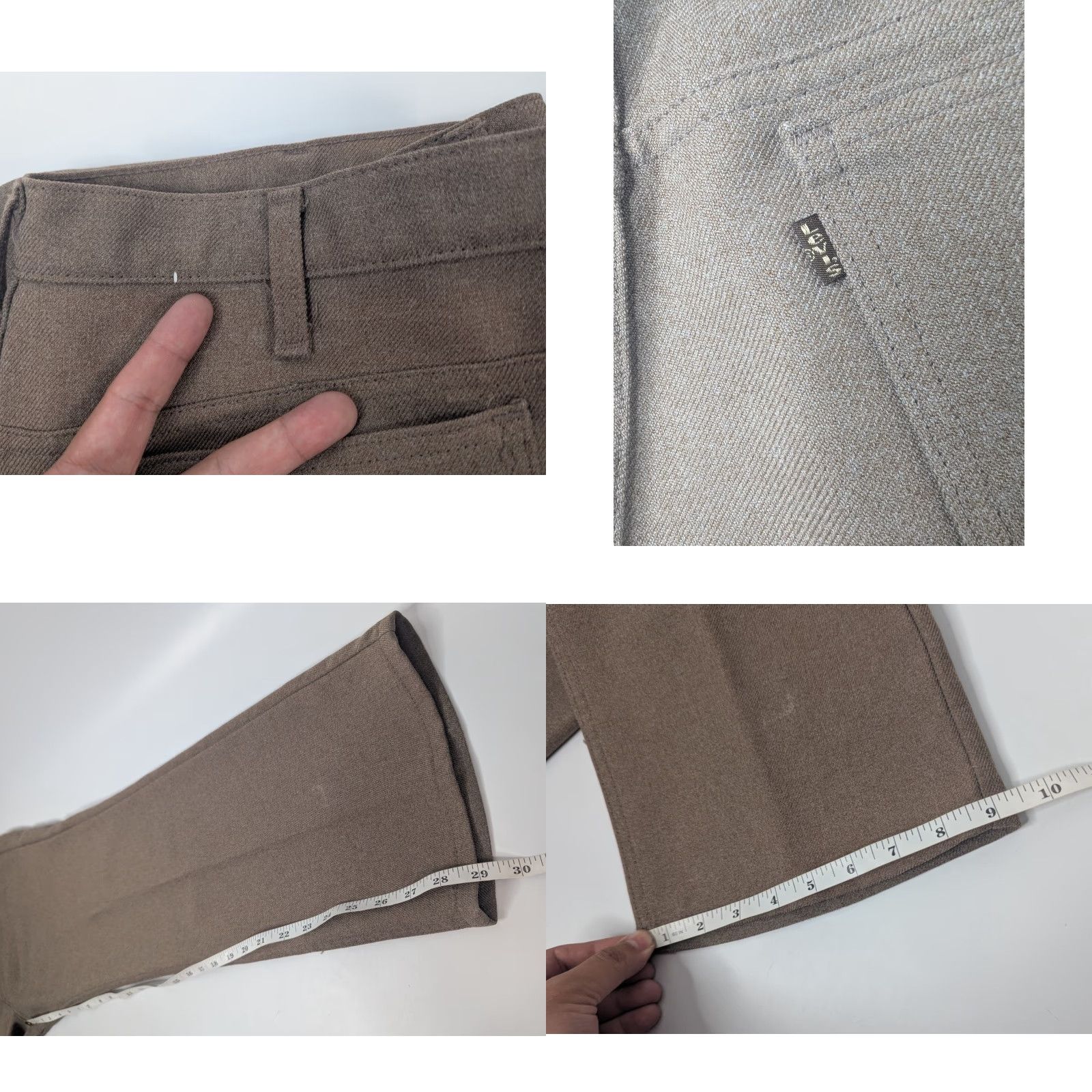 Levi's VINTAGE Levi's 517 Brown Saddleman Bootcut Jeans 36x29 Mens Regular 5-Pocket USA Brown 80s 1960s 70s 80s Model Levi's 517 Size US 36 / EU 52 - 8 Thumbnail