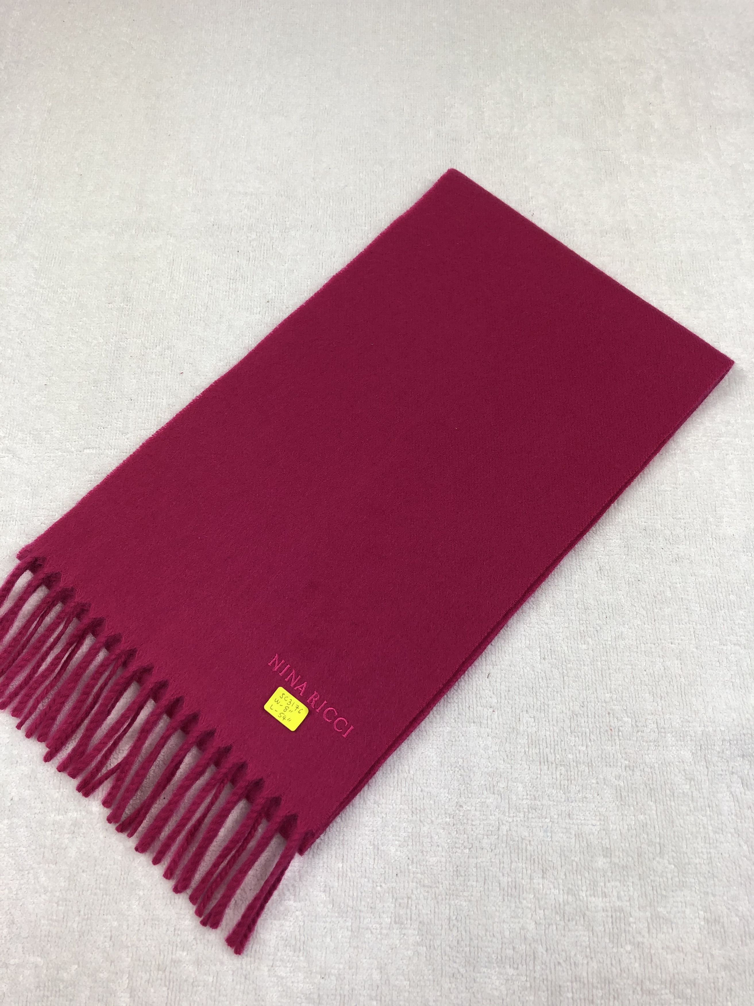 Nina Ricci × Vintage Nina Ricci Cashmere Scarf / Muffler / Neckwear Size ONE SIZE - 6 Thumbnail