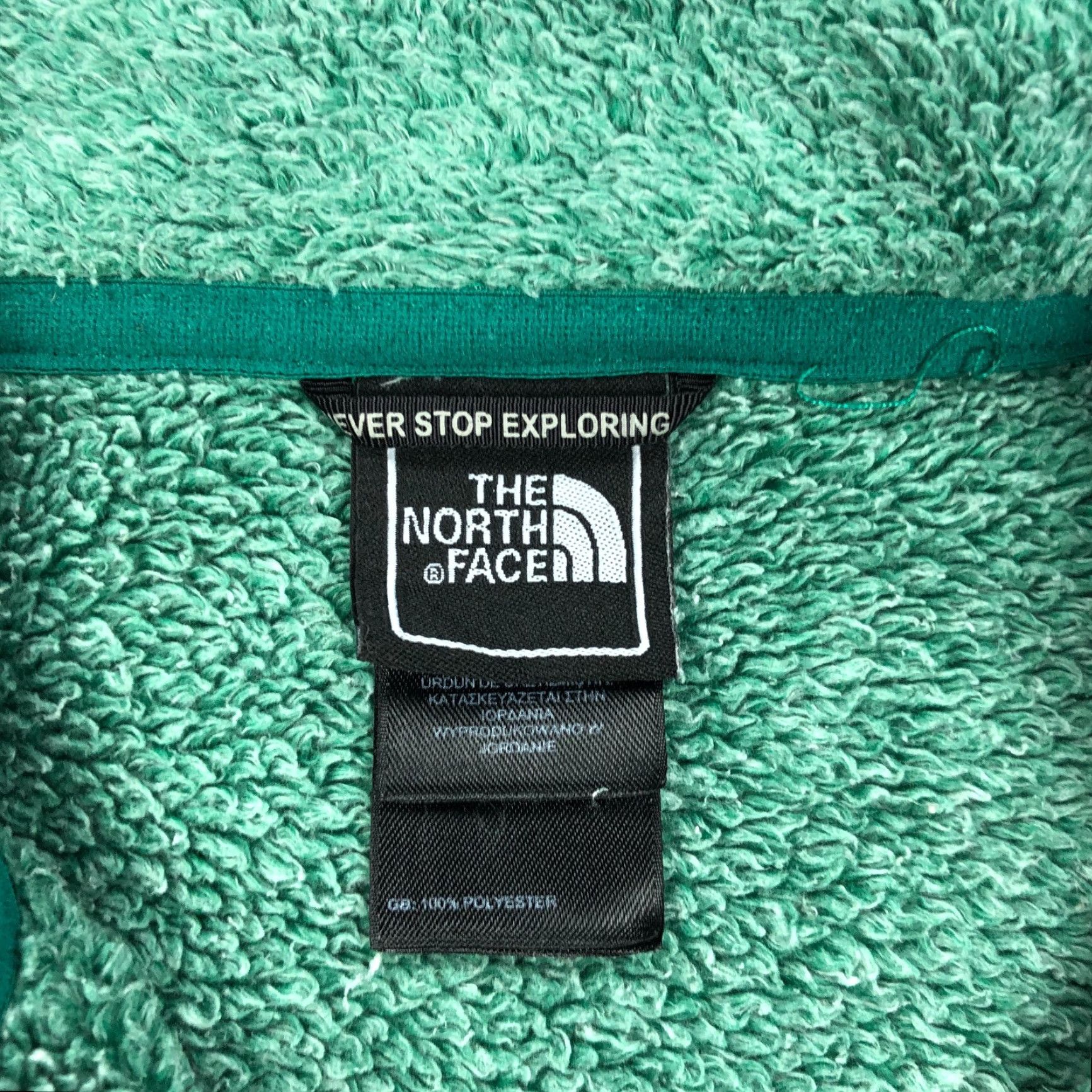 The North Face The North Face Fleece Jacket Womens S Green Full Zip TNF Size S / US 4 / IT 40 - 4 Thumbnail