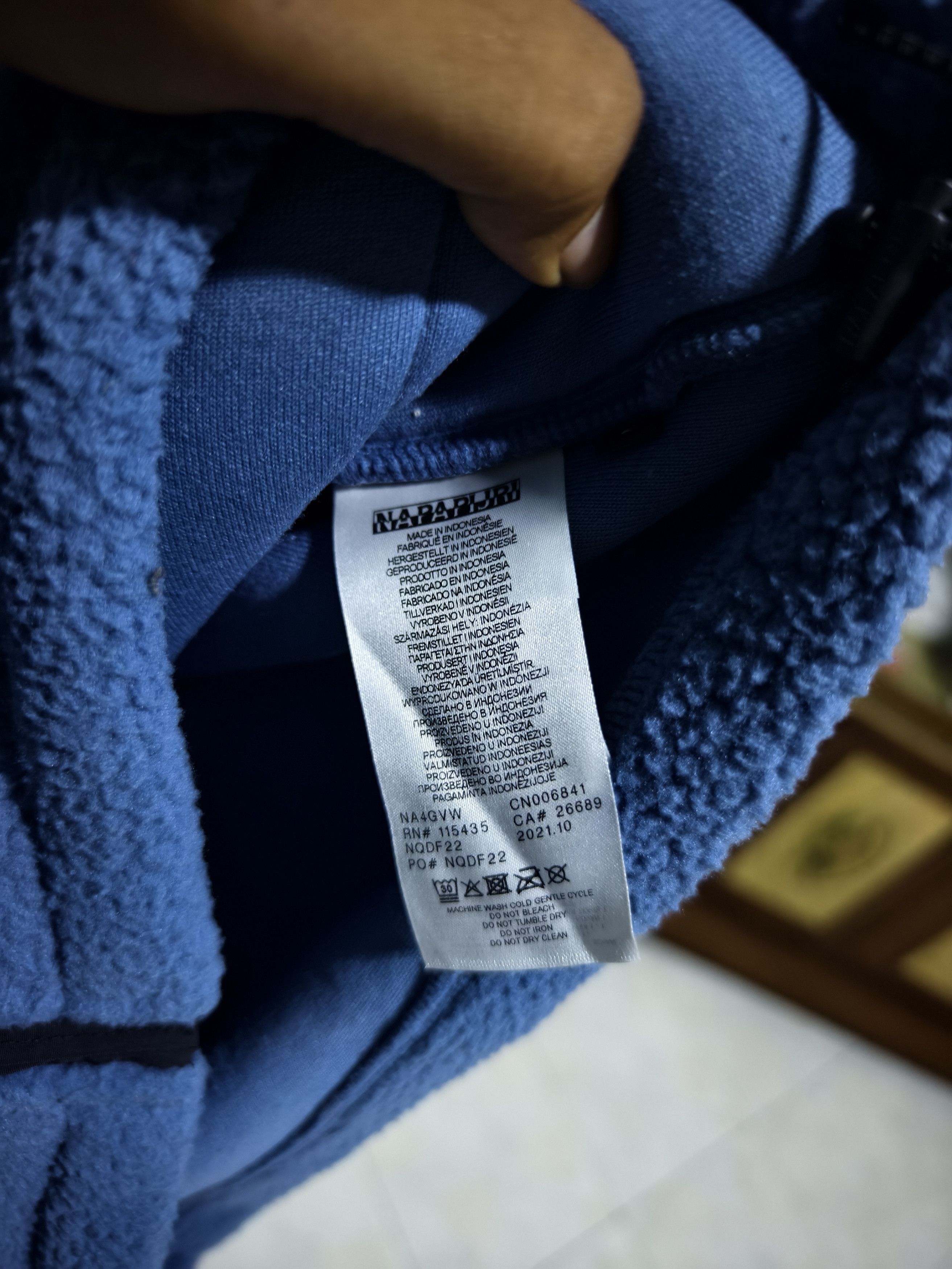 Napapijri Napapijri mens rocky fleece full zip tracktop Size US XL / EU 56 / 4 - 8 Thumbnail