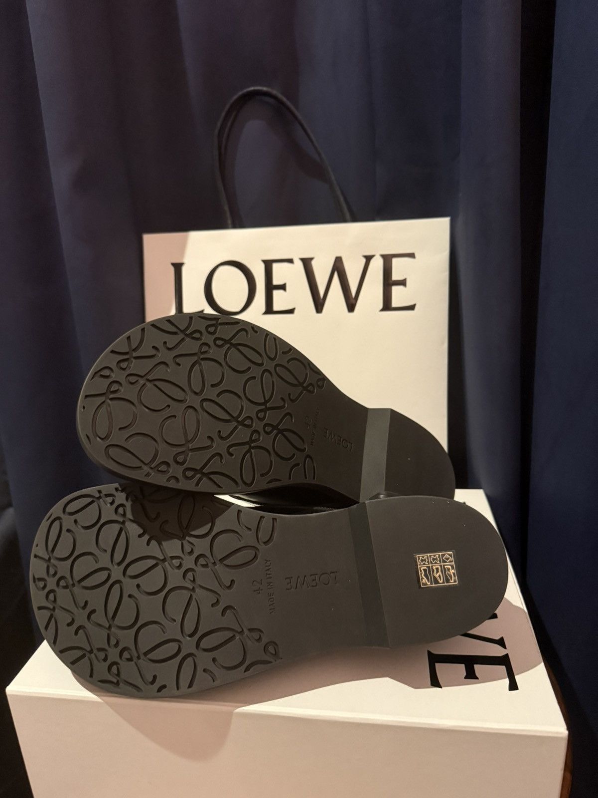 Loewe Loewe Black Campo Derby Shoes Size US 9 / EU 42 - 5 Thumbnail