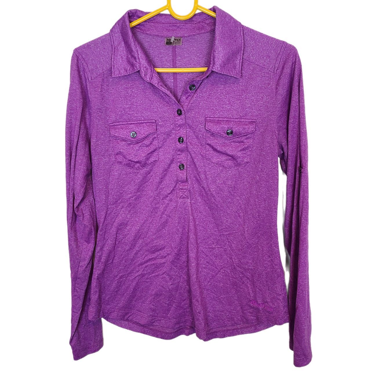 Marmot Marmot Shirt Women M Purple Gorpcore LS Polo Outdoor Base Size M / US 6-8 / IT 42-44 - 1 Thumbnail