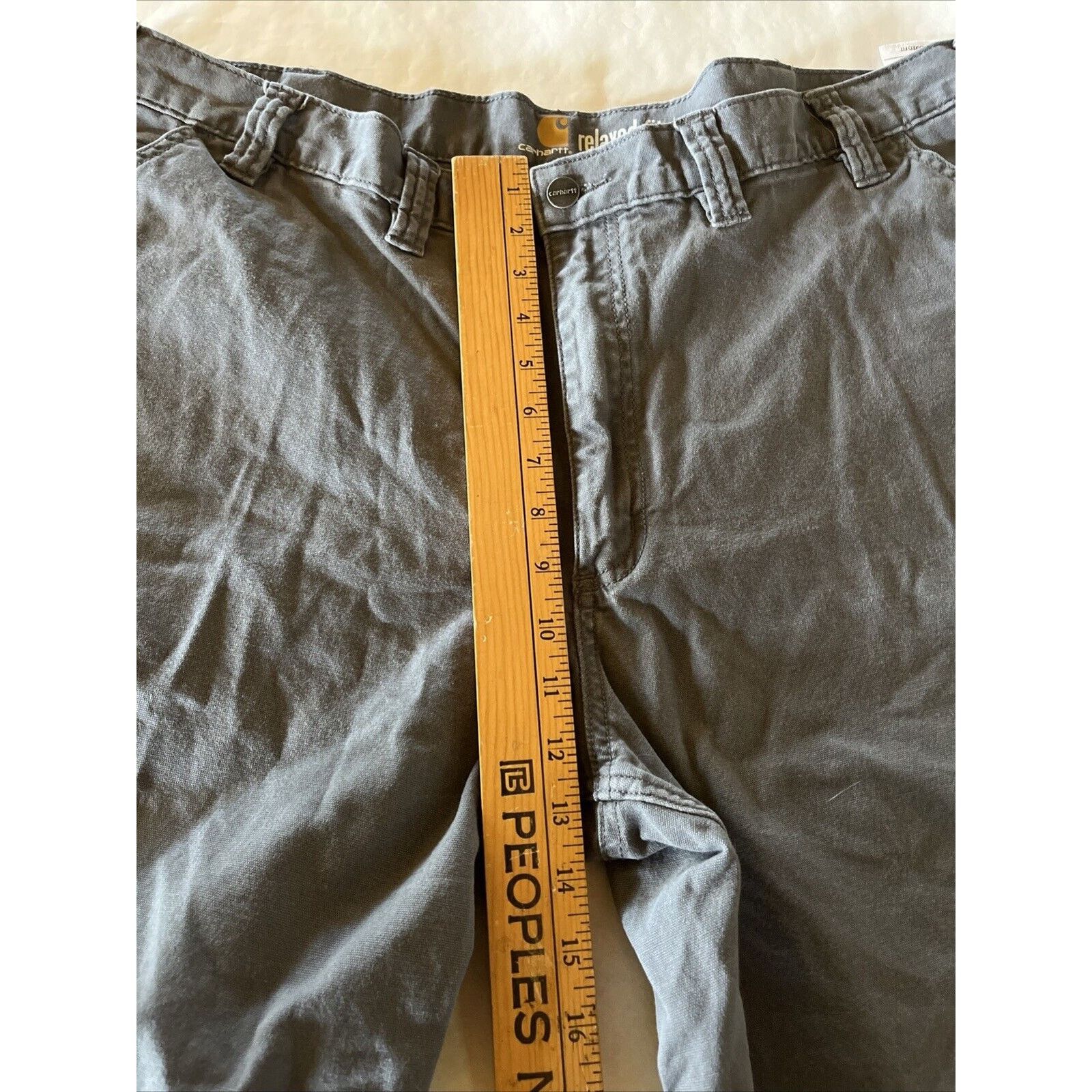Carhartt Carhartt Pants Mens 42x26 Fit Gray Canvas Carpenter Relaxed Size US 42 / EU 58 - 9 Thumbnail
