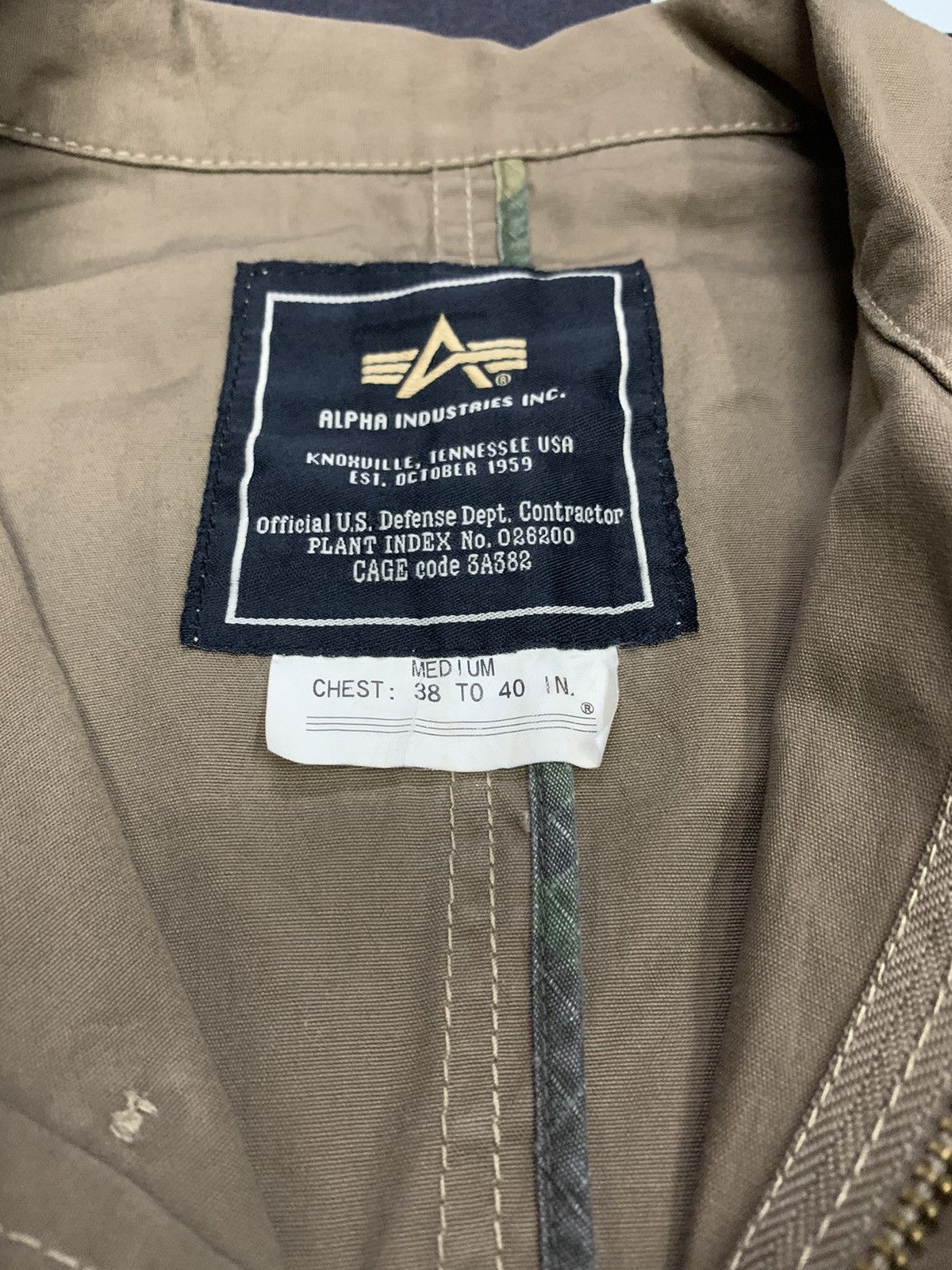 Alpha Industries Rare Alpha Industries Zipper Down Parka Jacket Size US M / EU 48-50 / 2 - 6 Thumbnail