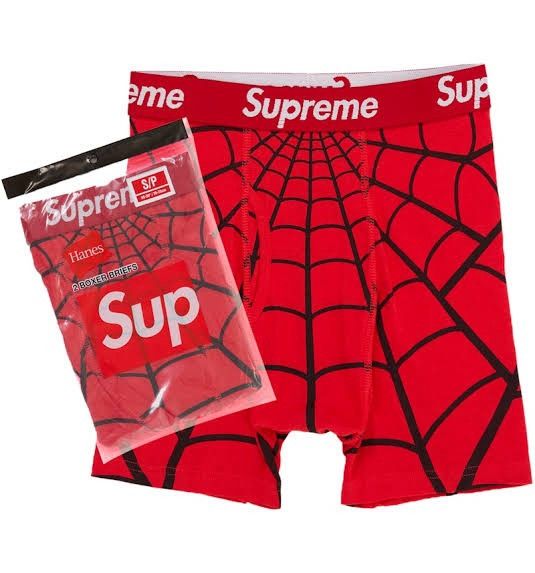 Supreme SUPREME HANES BOXER BRIEFS [MEDIUM M] BLACK 4 PACK SIZE 32