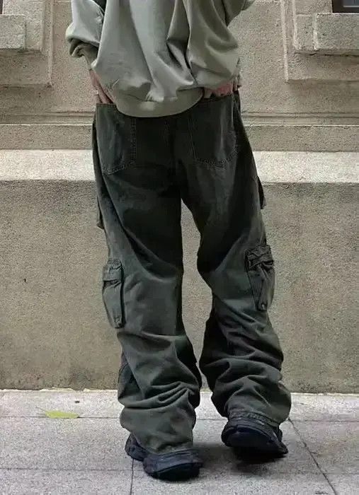 Japanese Brand Utility grunge multi pocket cargo pants Size US 32 / EU 48 - 4 Thumbnail