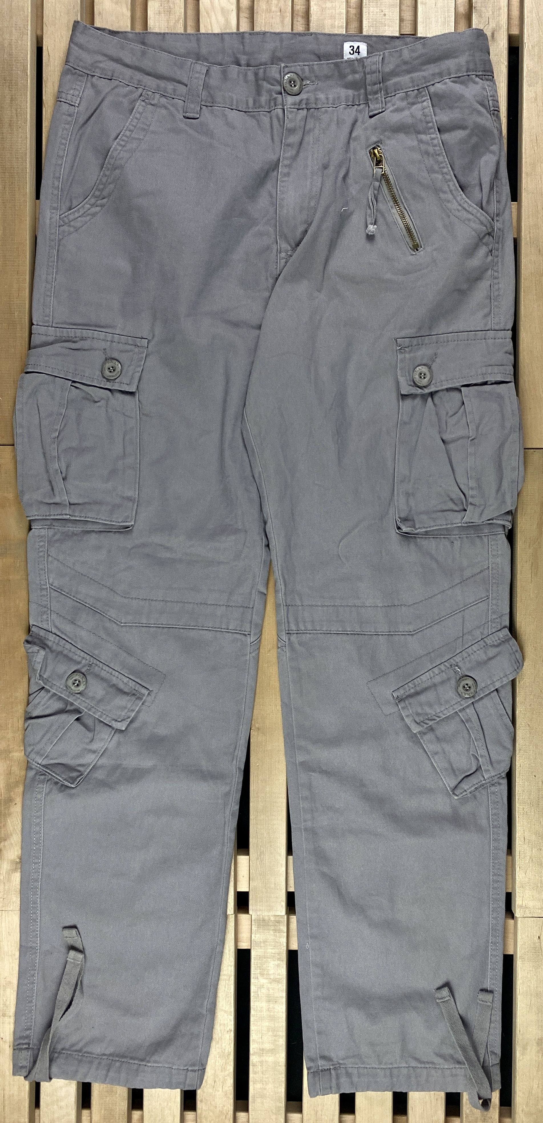 Other Men’s Drill Cargo Pants Many Pockets Size 34 Size US 34 / EU 50 - 1 Thumbnail