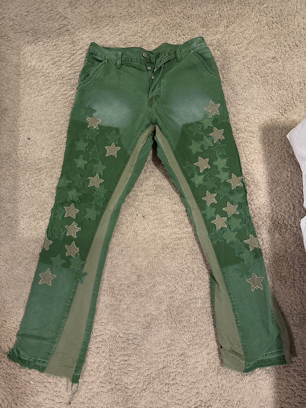 MNML MNML green stars pants Size US 31 - 1 Thumbnail