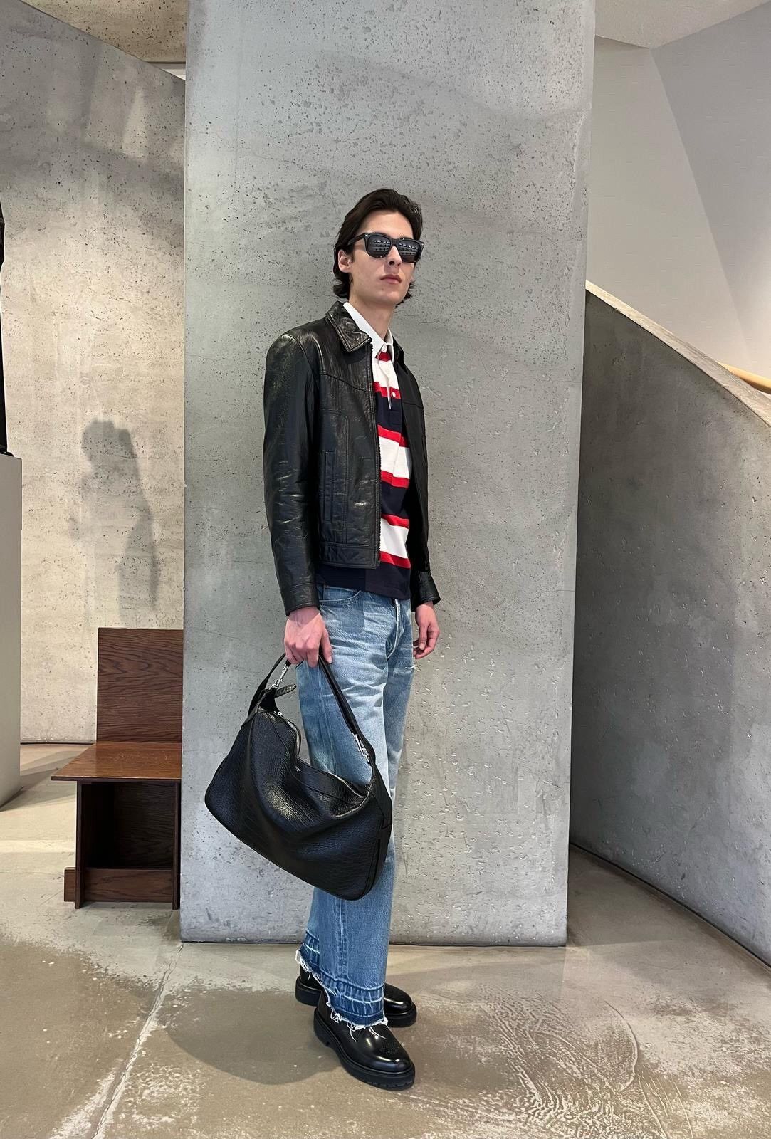 Celine Rare — Celine SS25 Leather Jacket worn by Hedi Size US M / EU 48-50 / 2 - 9 Thumbnail