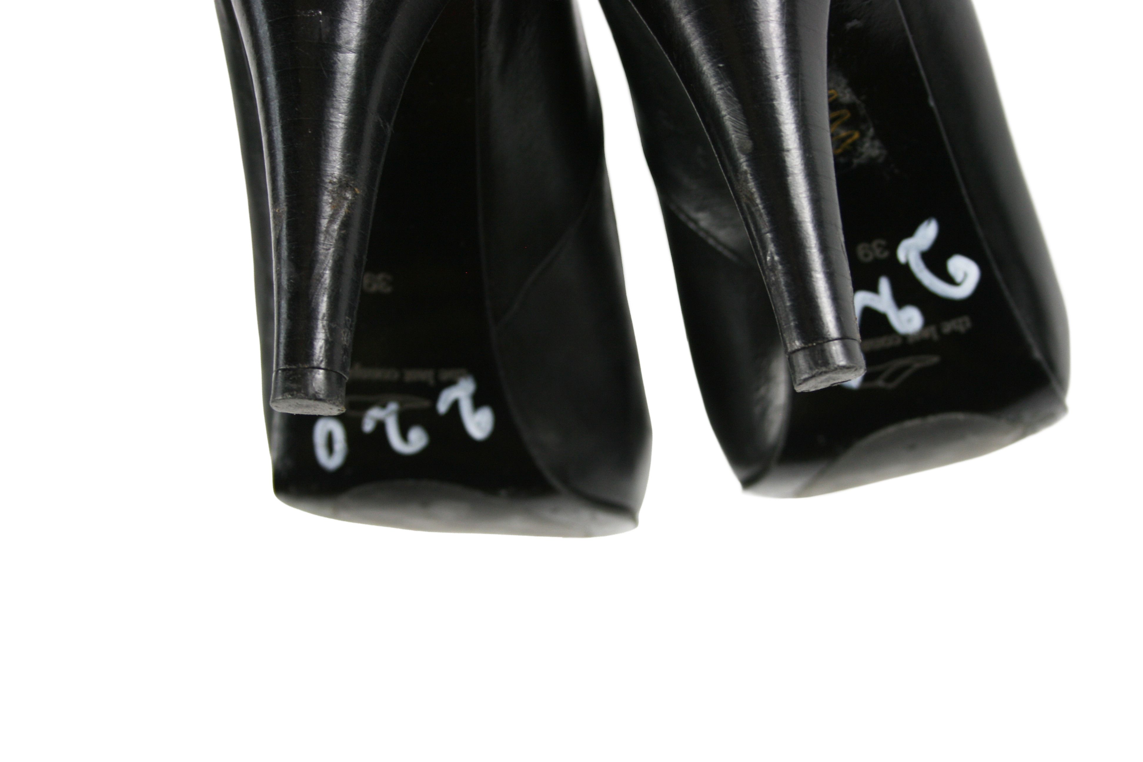 The Last Conspiracy Avant Garde Leather Heels Size US 9 / IT 39 - 13 Thumbnail