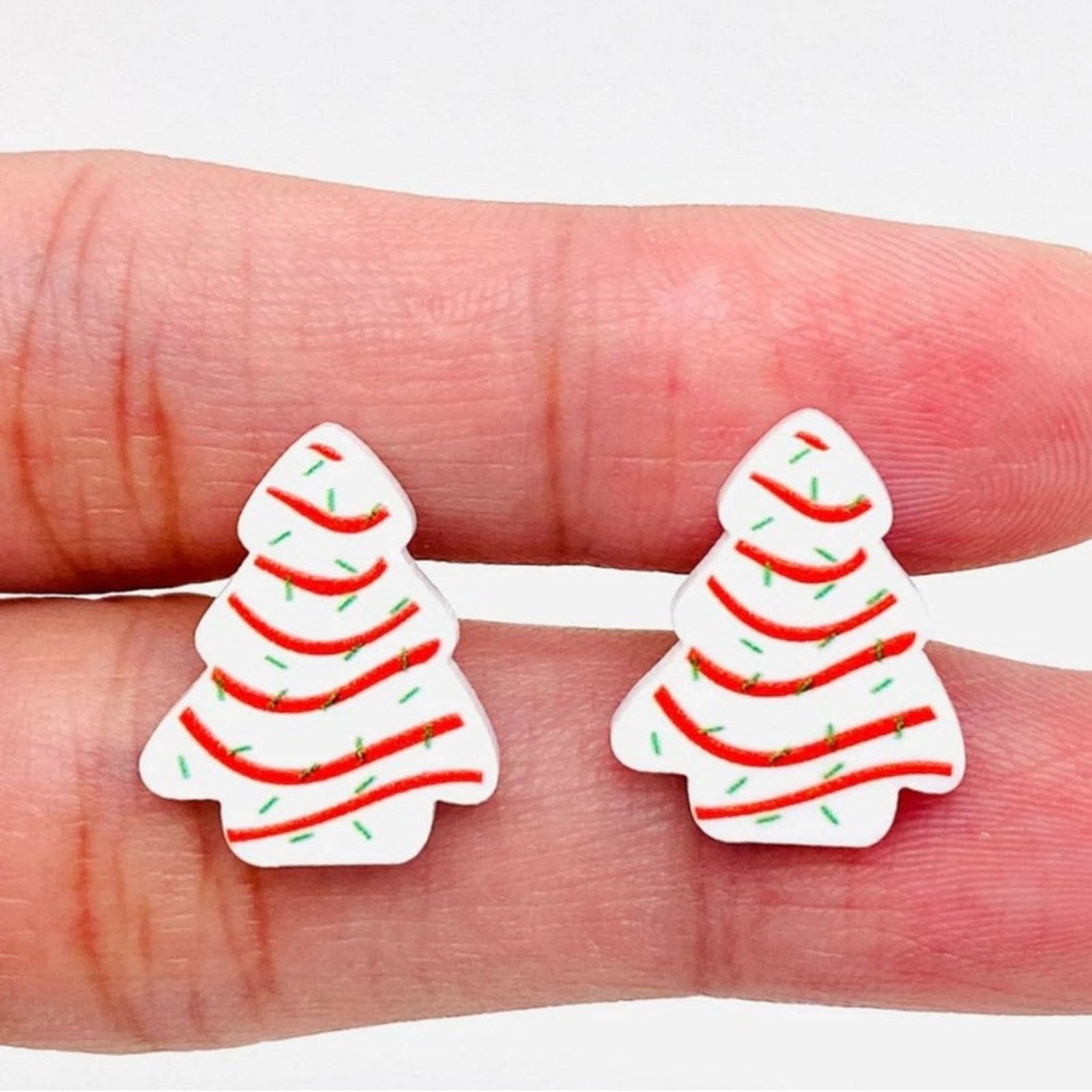 Other CHRISTMAS Tree Cake Earrings NEW Size ONE SIZE - 3 Thumbnail