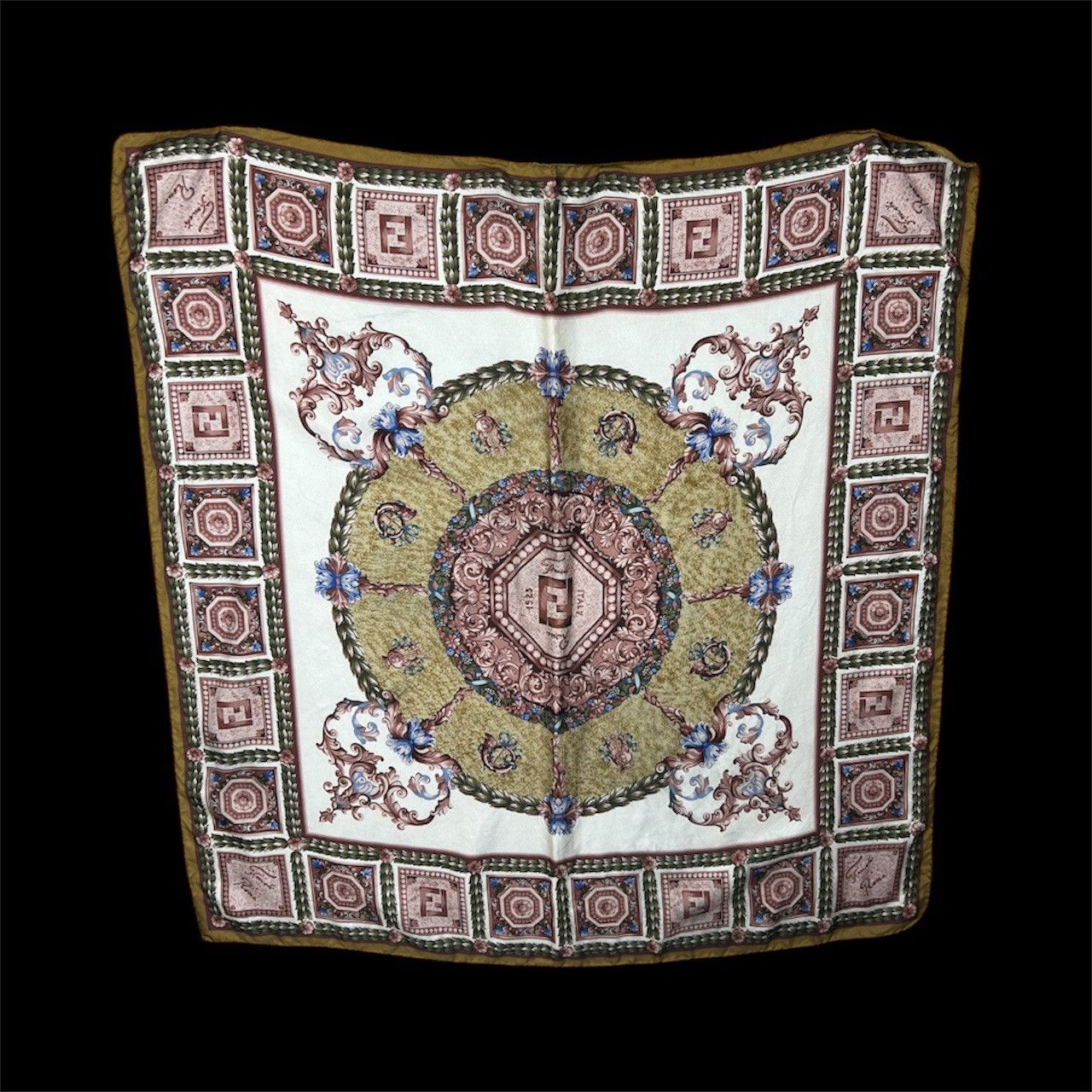 Fendi Vintage Fendi Silk Scarf Size ONE SIZE - 1 Thumbnail