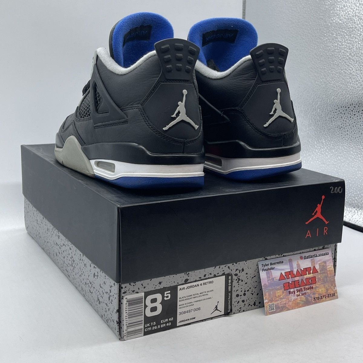 Jordan Brand Air Jordan 4 Motorsport alternate Size US 8.5 / EU 41-42 - 4 Thumbnail