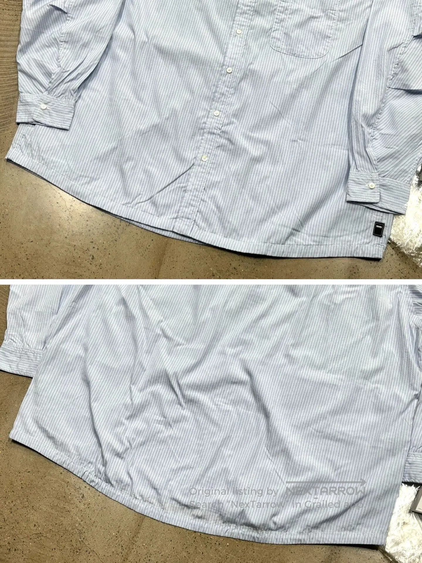 Other Oversized Blue Stripe Shirt. Size US L / EU 52-54 / 3 - 4 Thumbnail