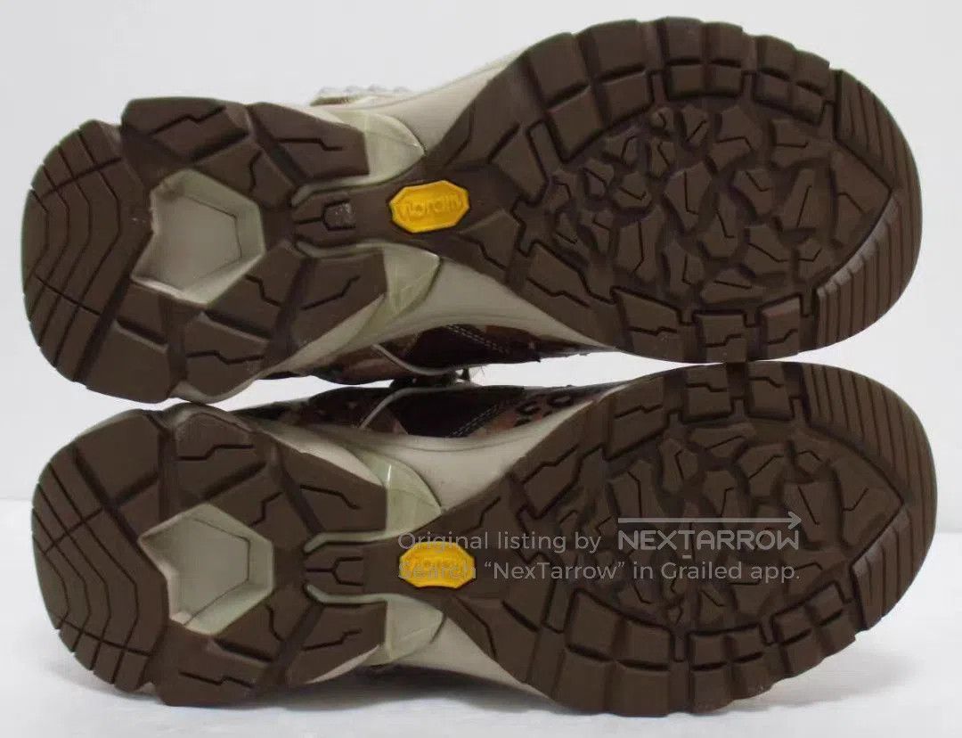 Roen Brown Camo Leopard Print Studded High-Top Sneakers. Size US 8 / EU 41 - 3 Thumbnail