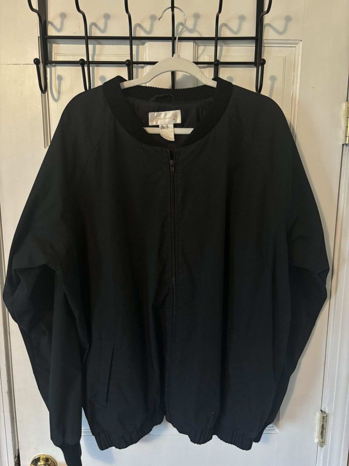 Vintage Vintage Black Bomber Jacket Size US XL / EU 56 / 4 - 1 Thumbnail