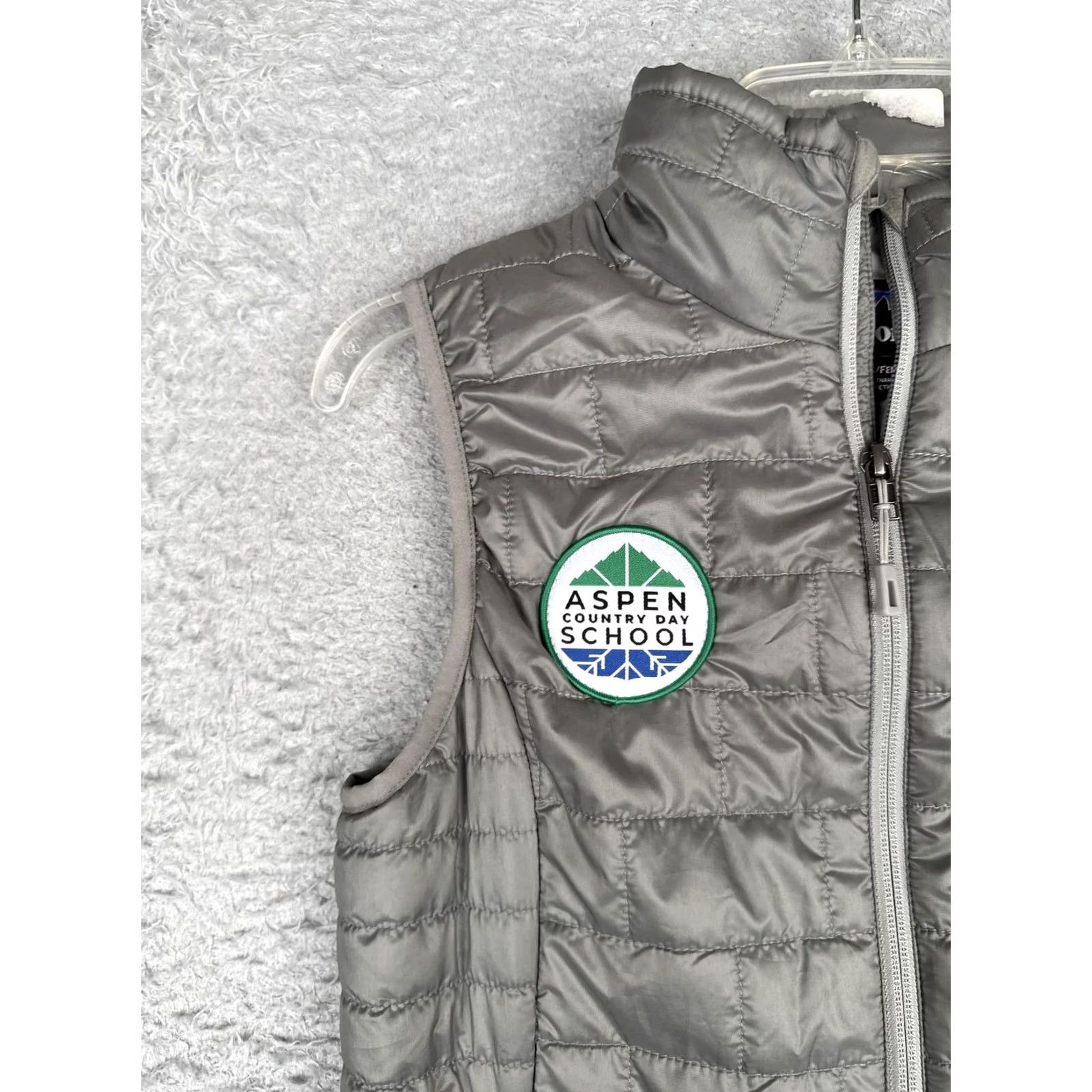 Patagonia Patagonia Nano Puff Vest Womens XS Gray Primaloft Insulated Full Zip Puffer Pocket Logo Patch Quilted Size XS / US 0-2 / IT 36-38 - 7 Thumbnail