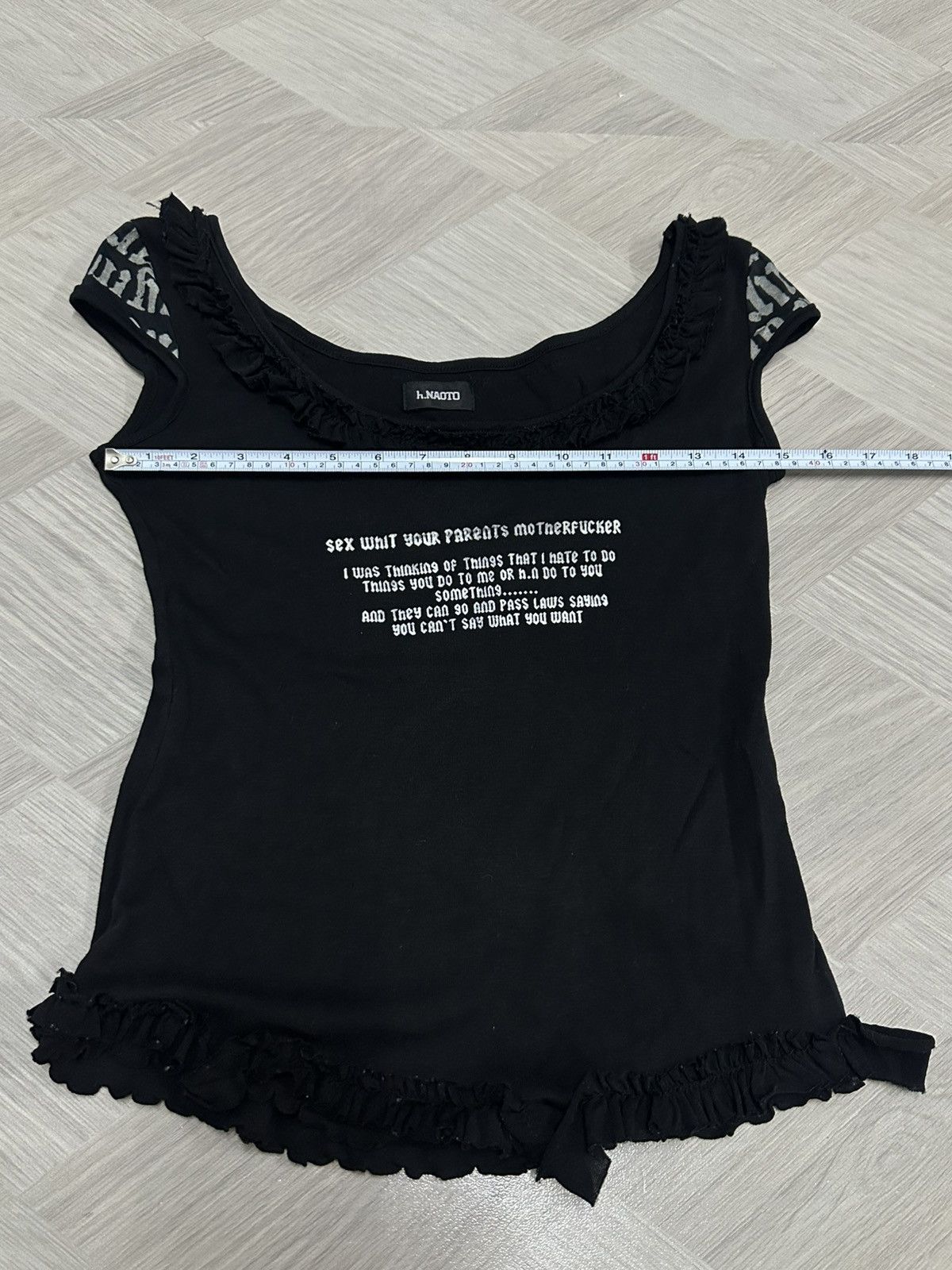 If Six Was Nine H.Naoto “Sex” Gothic Punk Shirt Size US XS / EU 42 / 0 - 4 Thumbnail