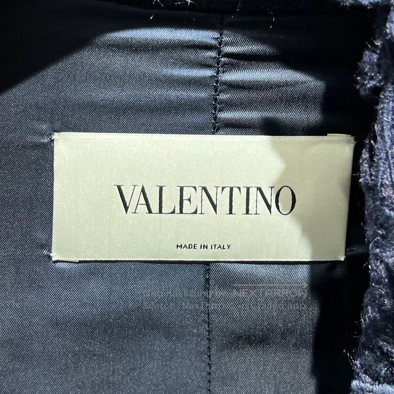 Valentino Valentino Dark blue embroidered floral double-breasted coa Size XS / US 0-2 / IT 36-38 - 3 Thumbnail
