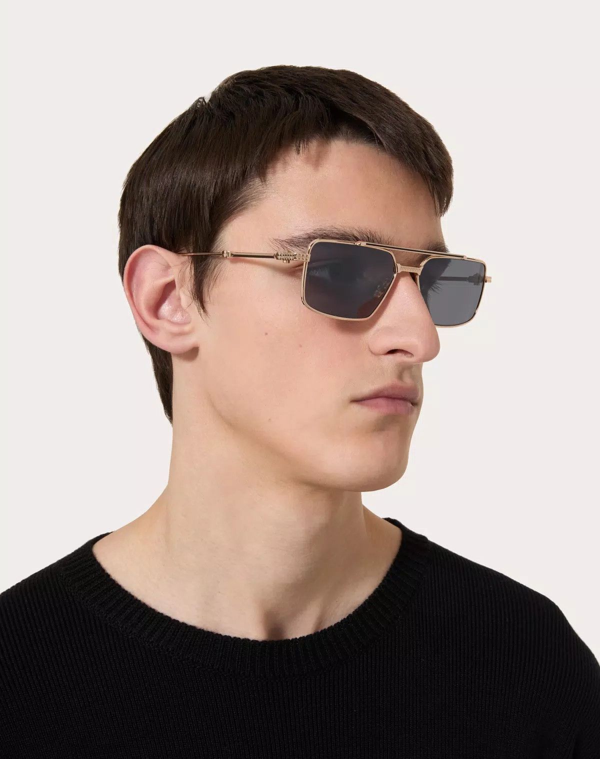 Valentino oc11z0725 Size: 58/ Vi-Rectangular Metal Frame in Multicolor Size ONE SIZE - 6 Thumbnail