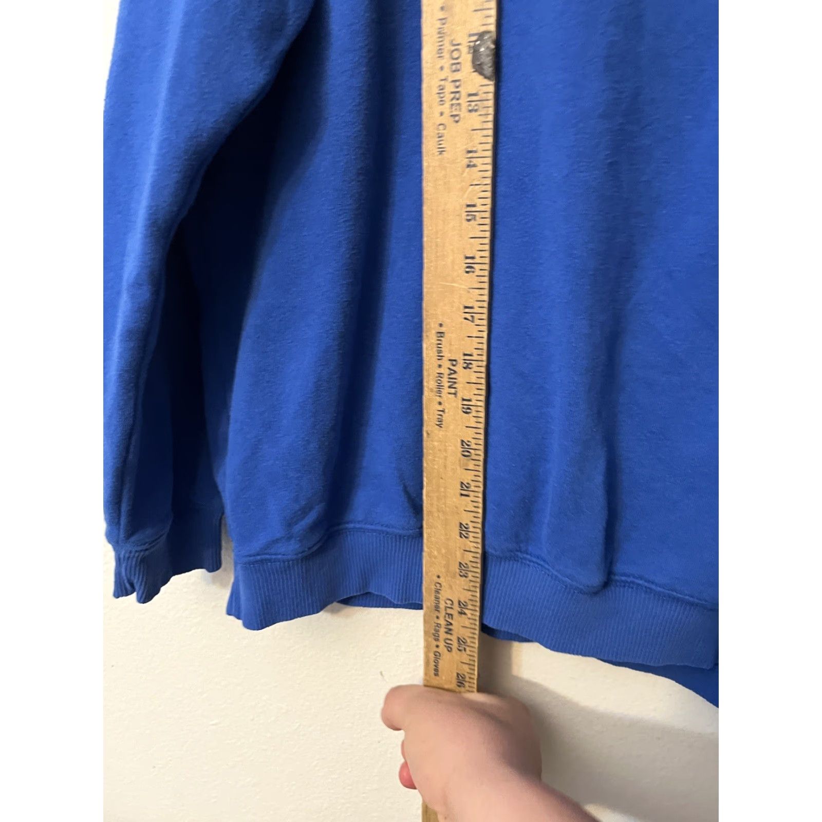 American Eagle Outfitters American Eagle Womens Size Small Sweatshirt Blue Jegging Fit Flawed Ahh Mazingly Size S / US 4 / IT 40 - 4 Thumbnail
