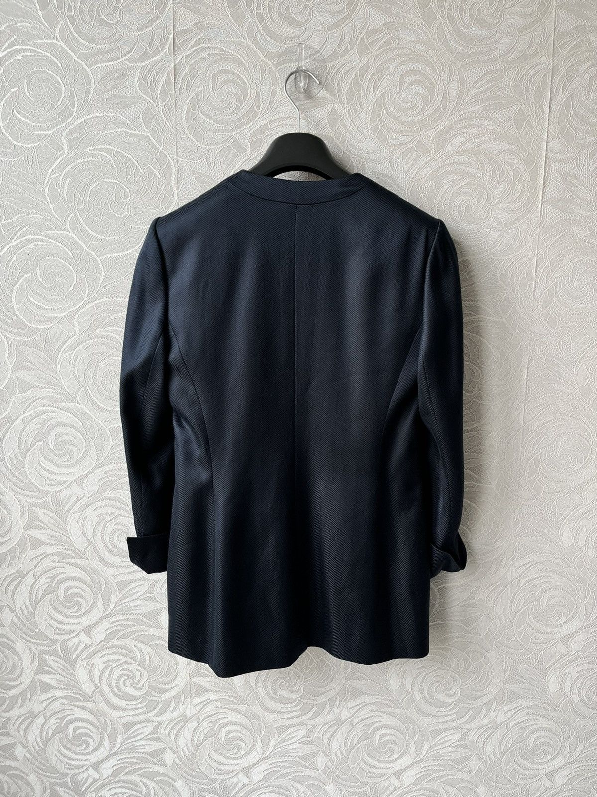 Dior Christian Dior Boutique Blue Silk Blazer Jacket Archival 90s Size M / US 6-8 / IT 42-44 - 10 Thumbnail
