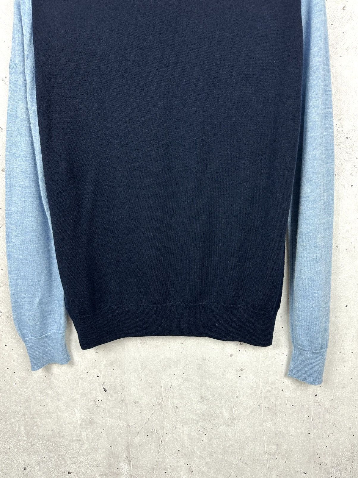 Oscar Jacobson × Vintage Oscar Jacobson Knit Wool Rast Pin Roundneck Sweater Size US M / EU 48-50 / 2 - 8 Thumbnail