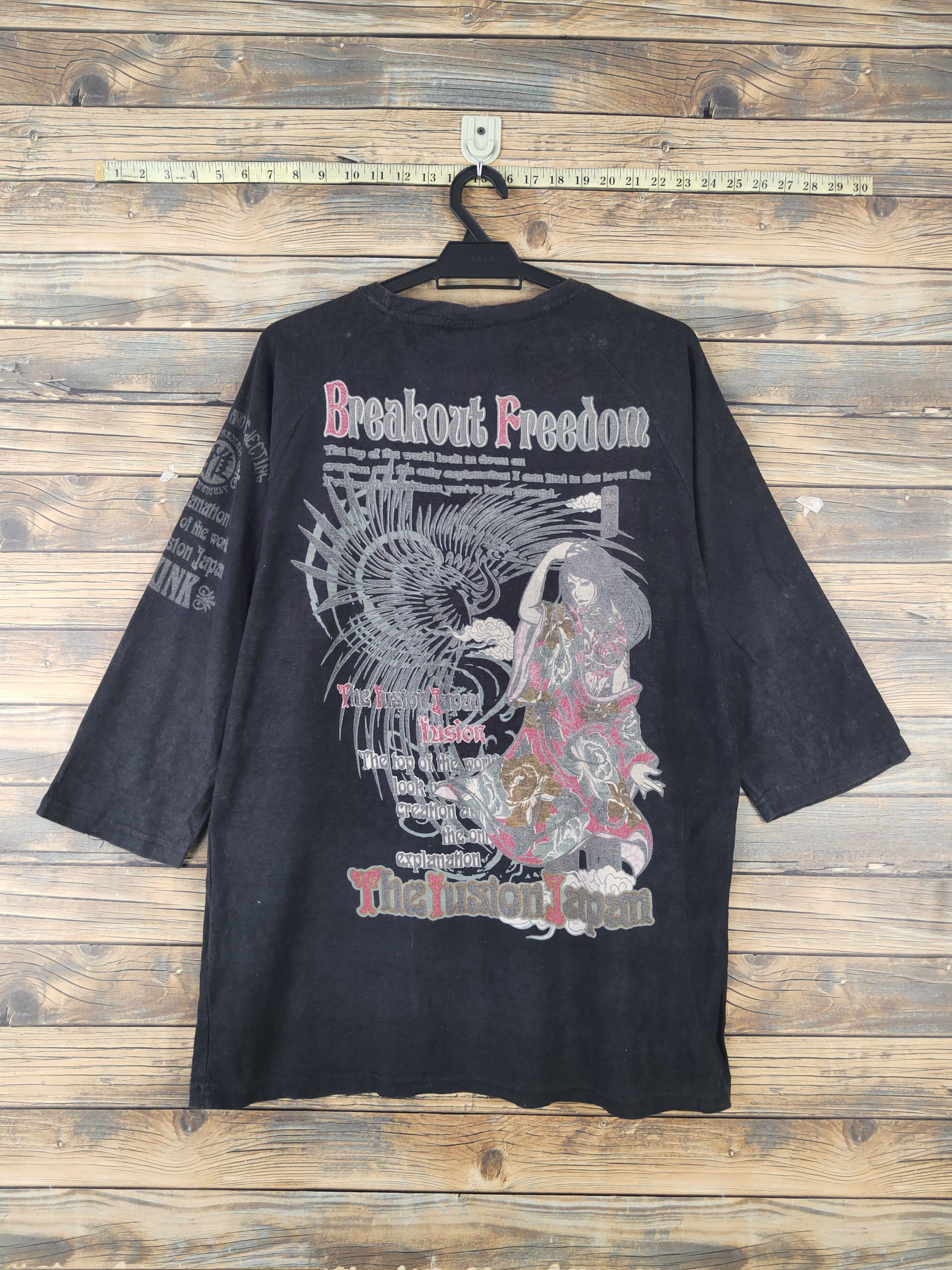 Bullet Noise DL Bullet Noise Black Faded Long Sleeve T-shirts #628 Size US XL / EU 56 / 4 - 1 Thumbnail